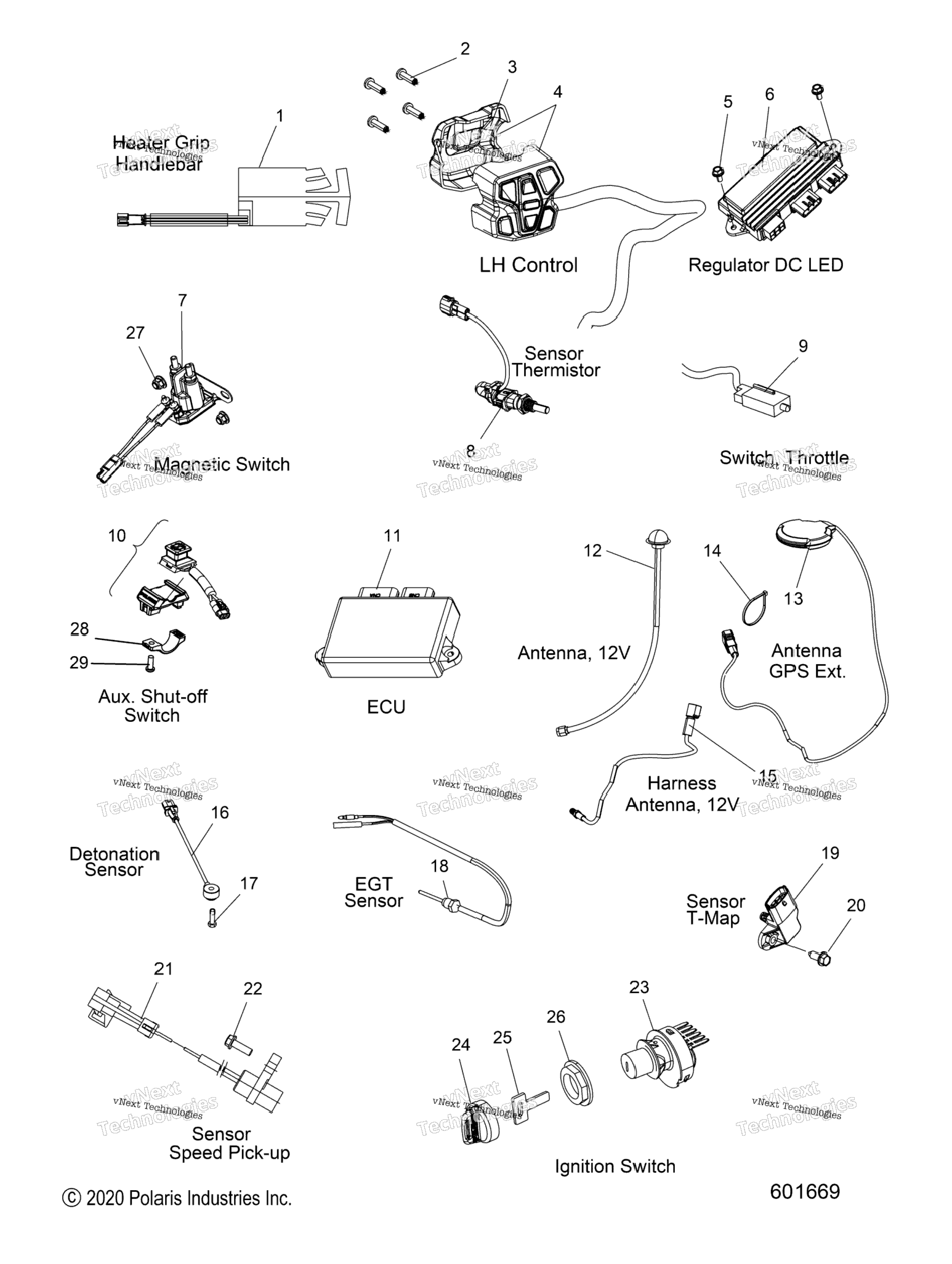 Electrical, Switches, Sensors & Components All Options