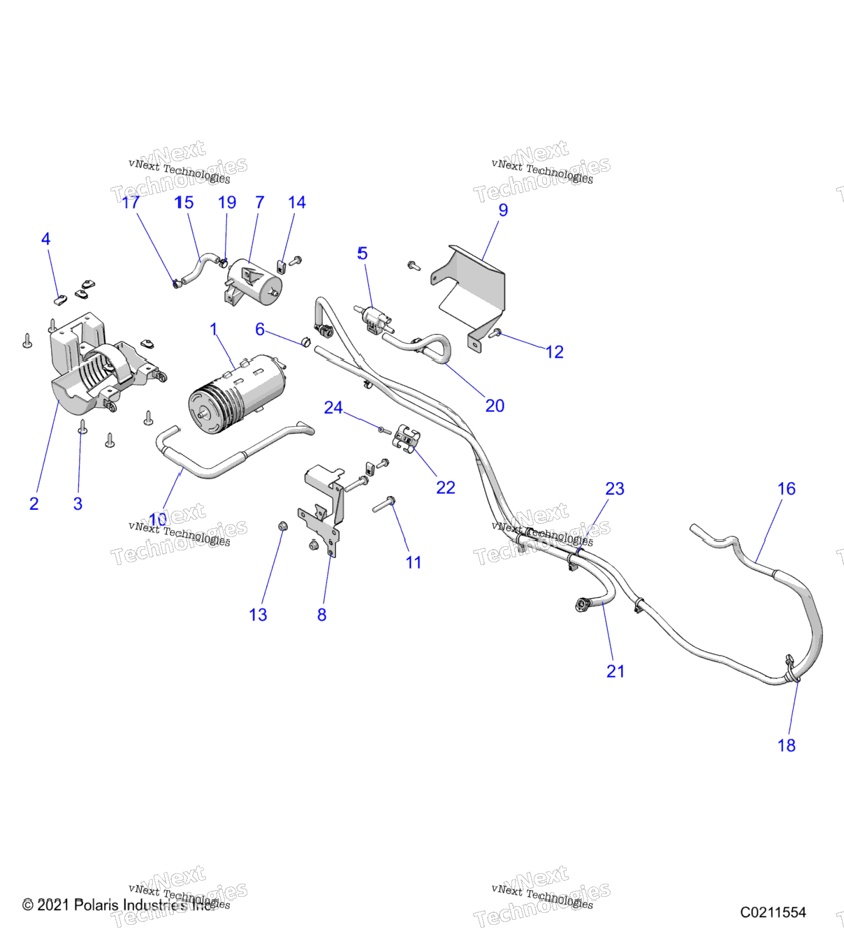 Fuel System, Fuel Tank Evap System. A22sez57bnBm