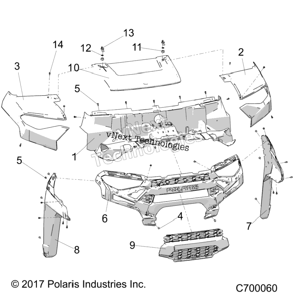 Body, Hood And Front Facia