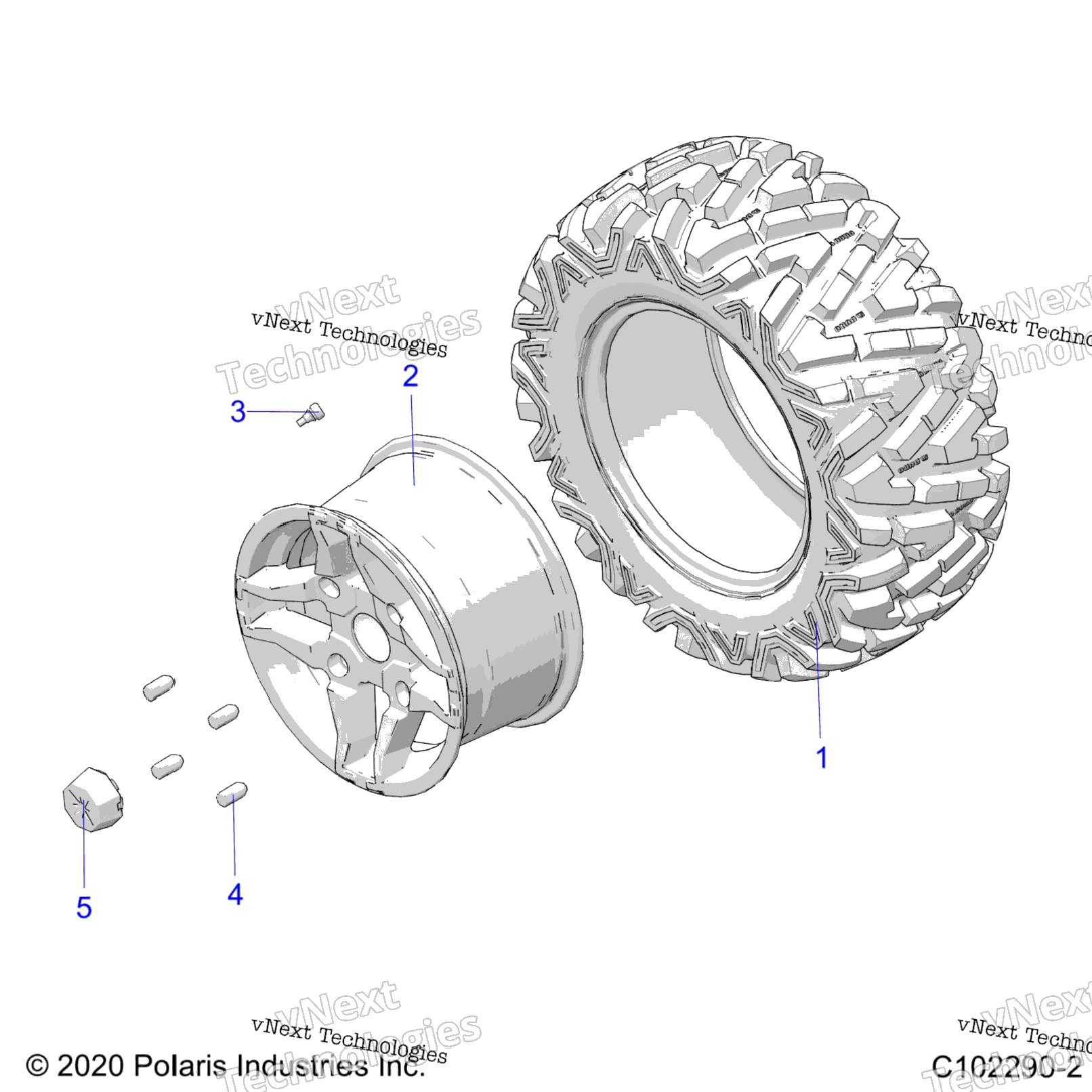 Wheels, Rear Tire