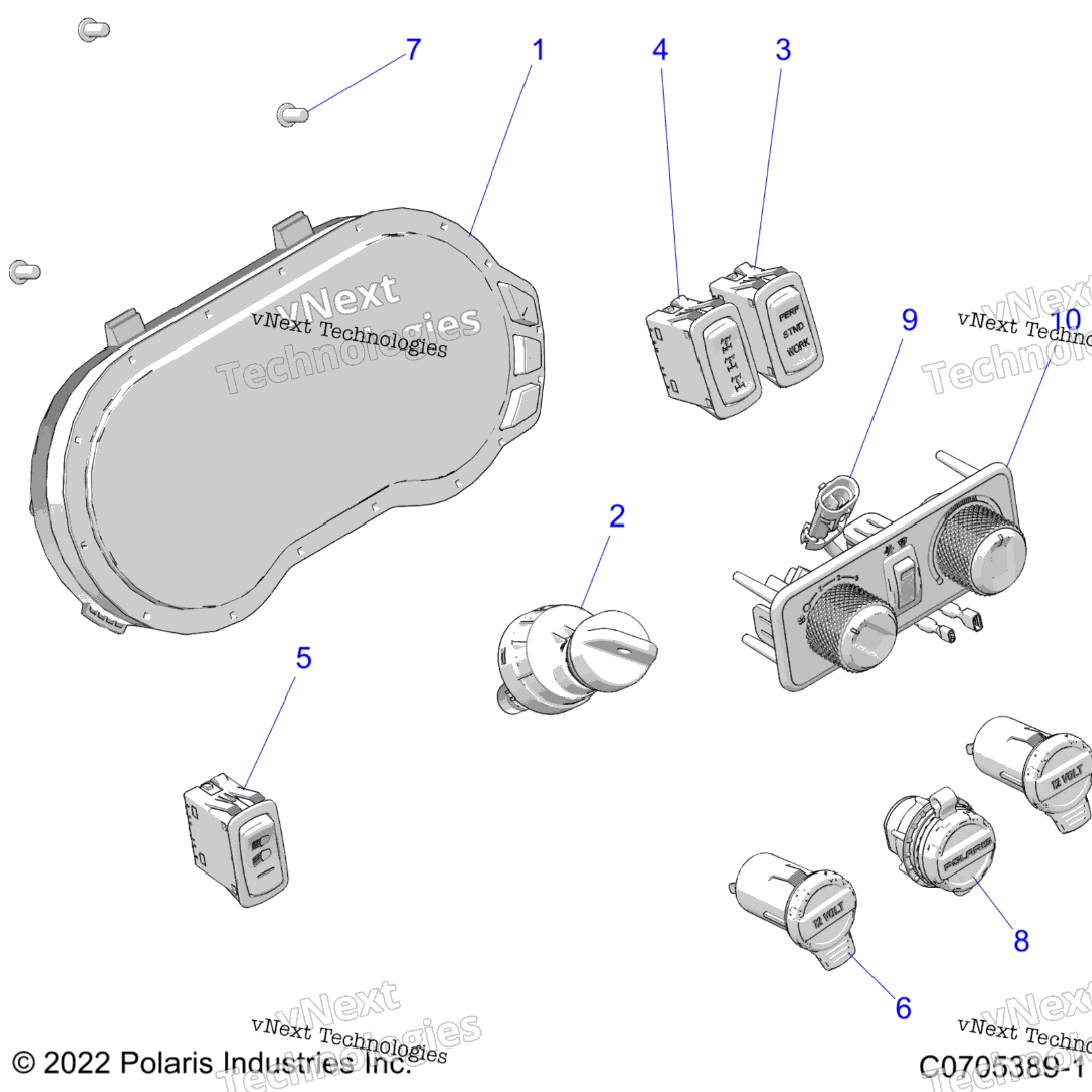 Electrical, Dash Instruments