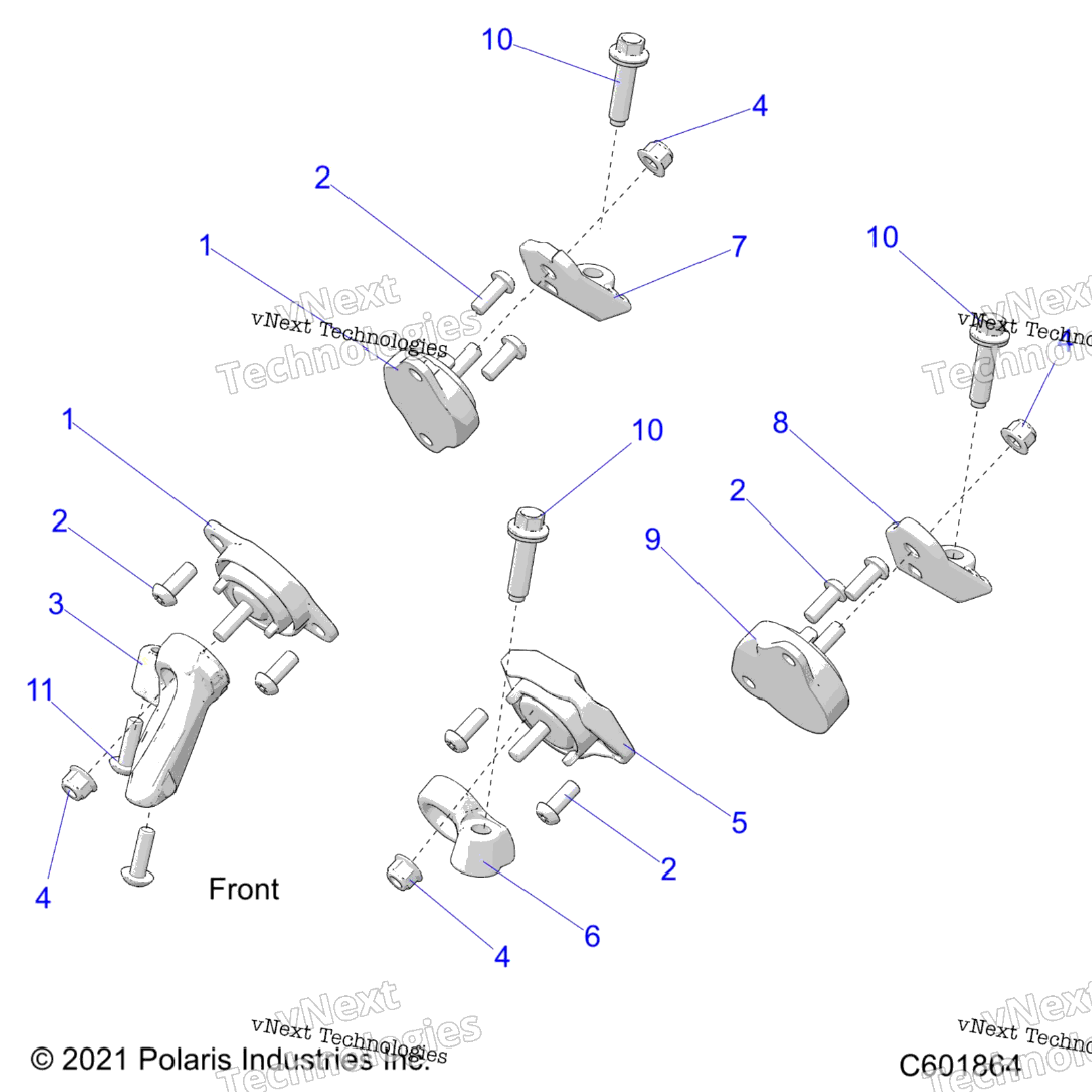 Engine, Mounting