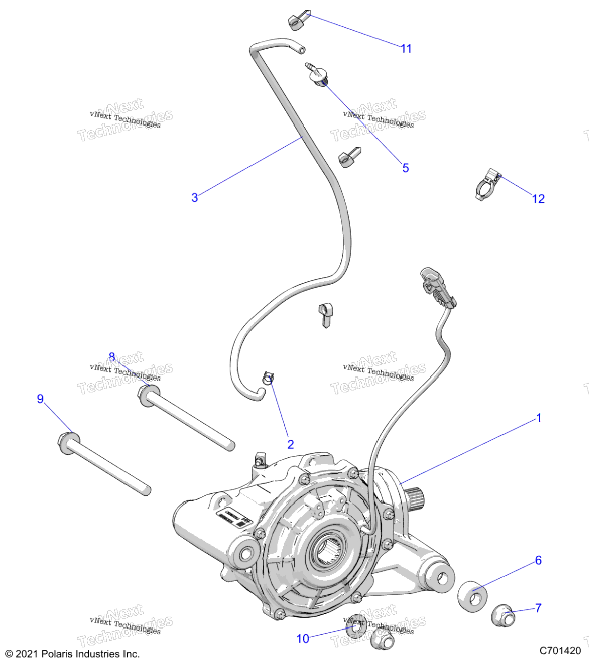 Drive Train, Front Gearcase Mounting