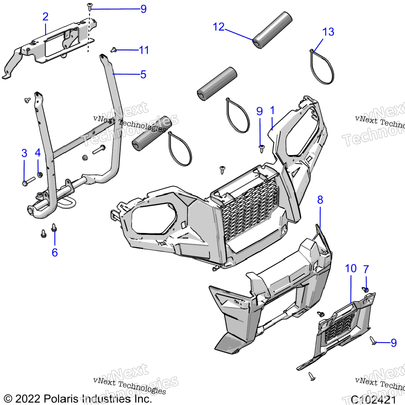 Body, Front Bumper & Mounting