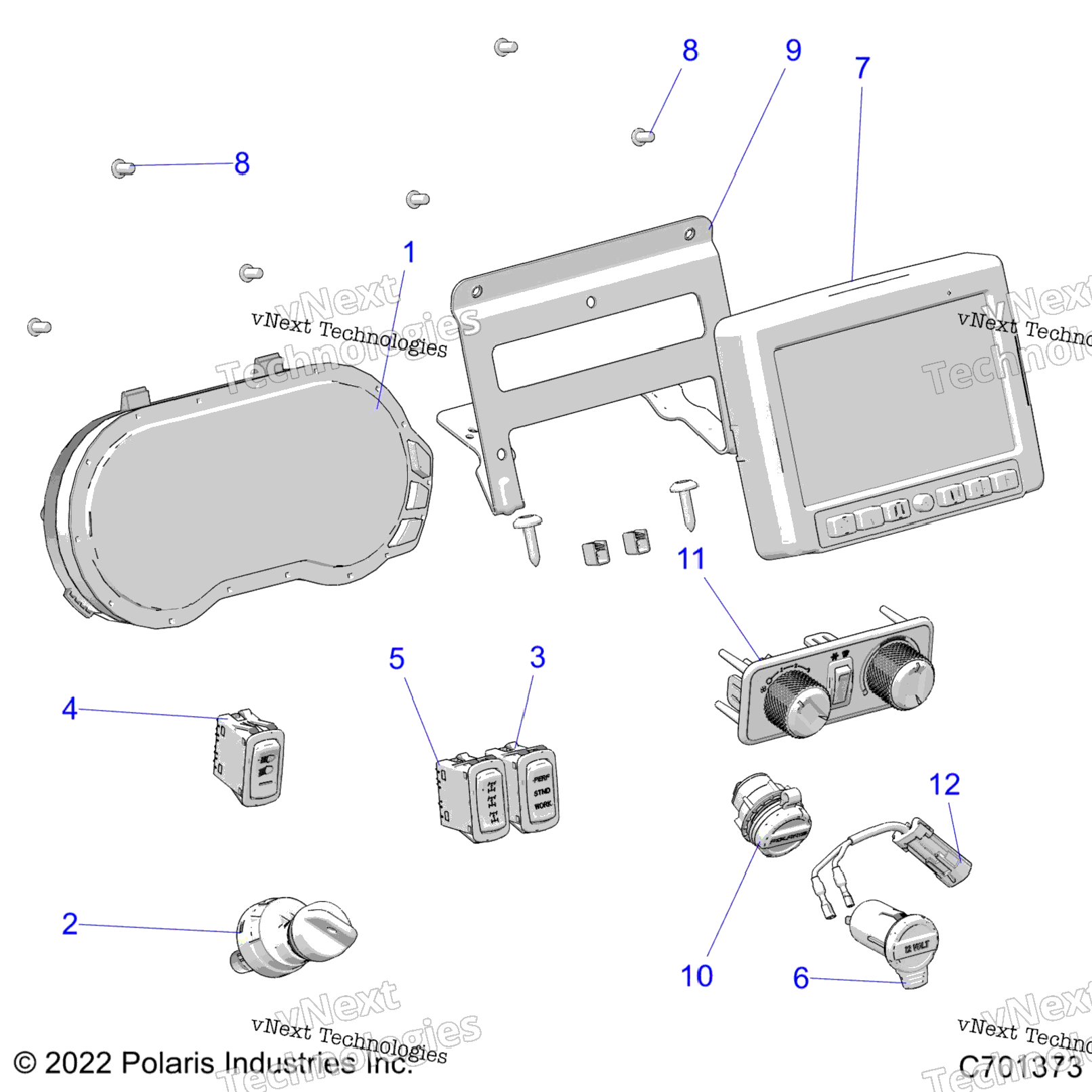 Electrical, Dash Instruments