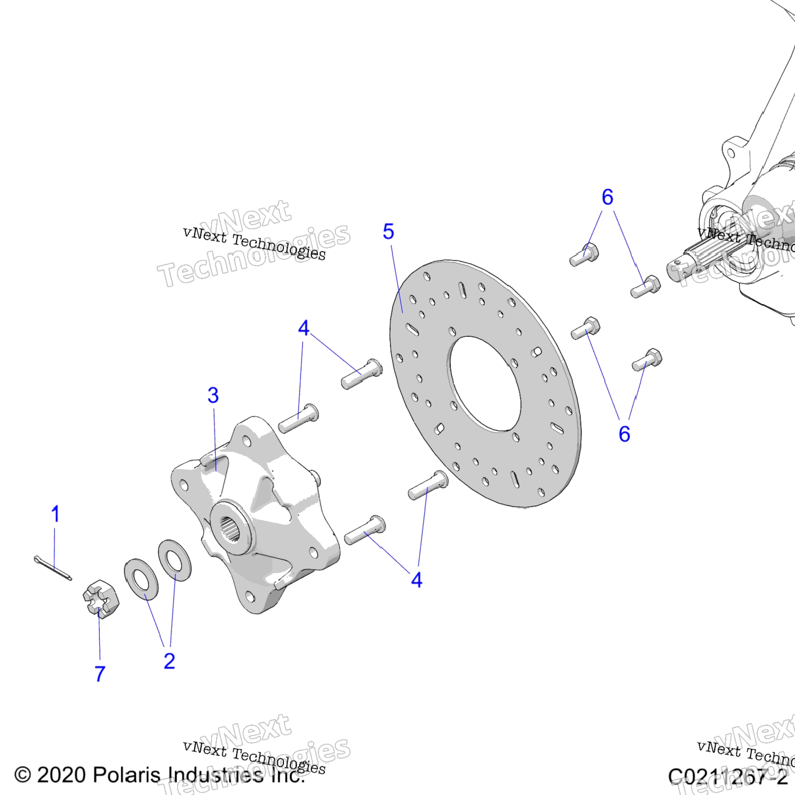 Suspension, Front Hub & Brake Disc