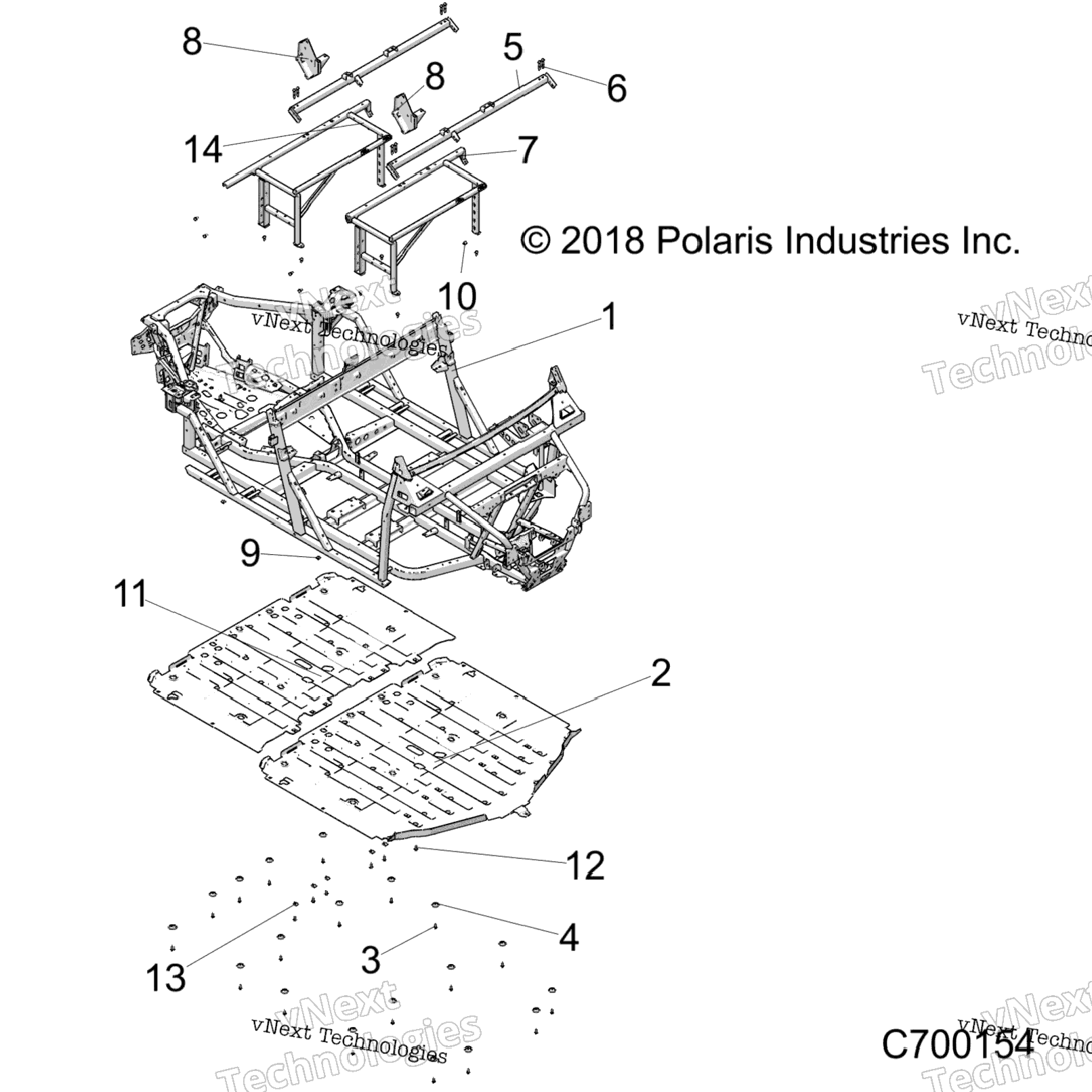 Chassis, Main Frame And Skid Plates