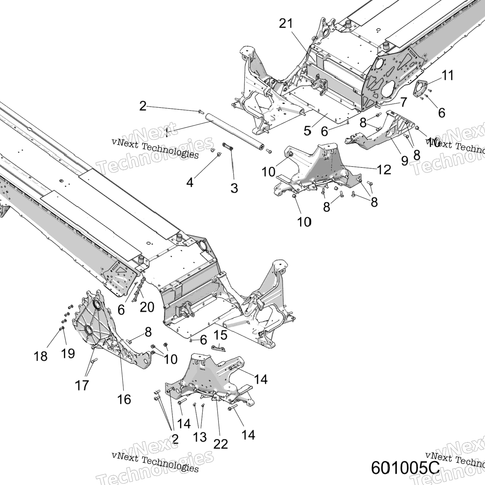 Chassis, Bulkhead Asm. All Options