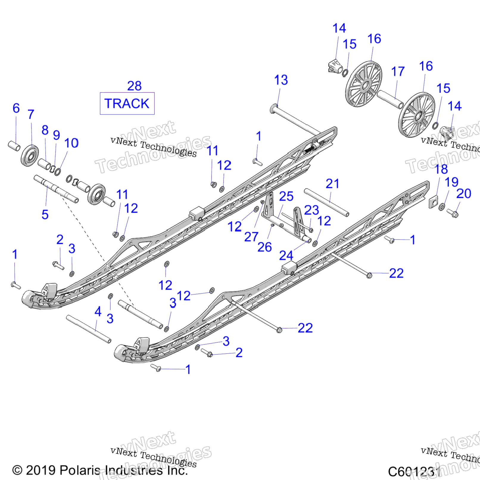 Suspension, Rear, 3\