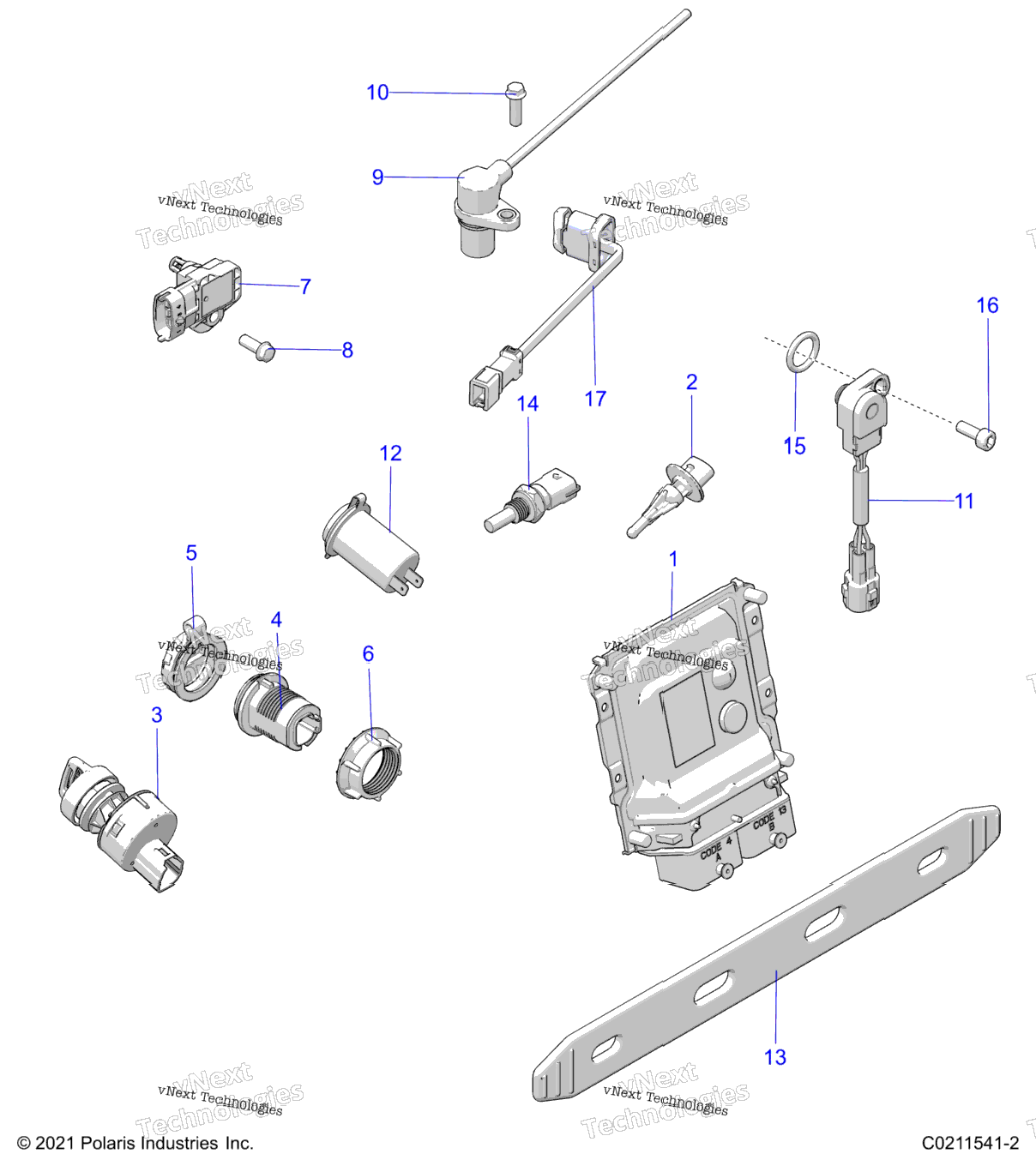 Electrical, Switches, Sensors, Ecu & Control Modules