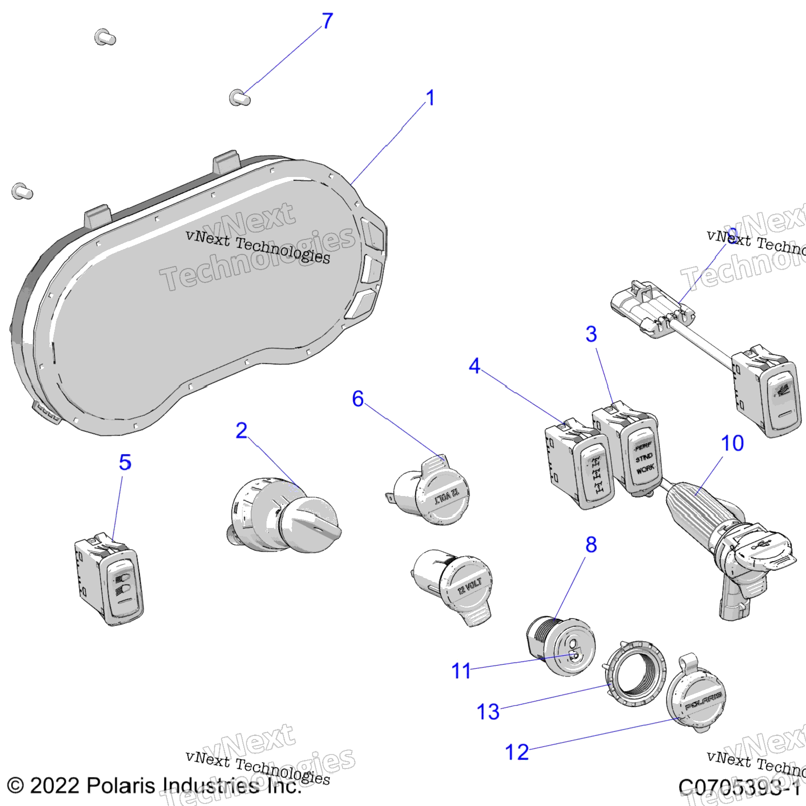 Electrical, Dash Instruments