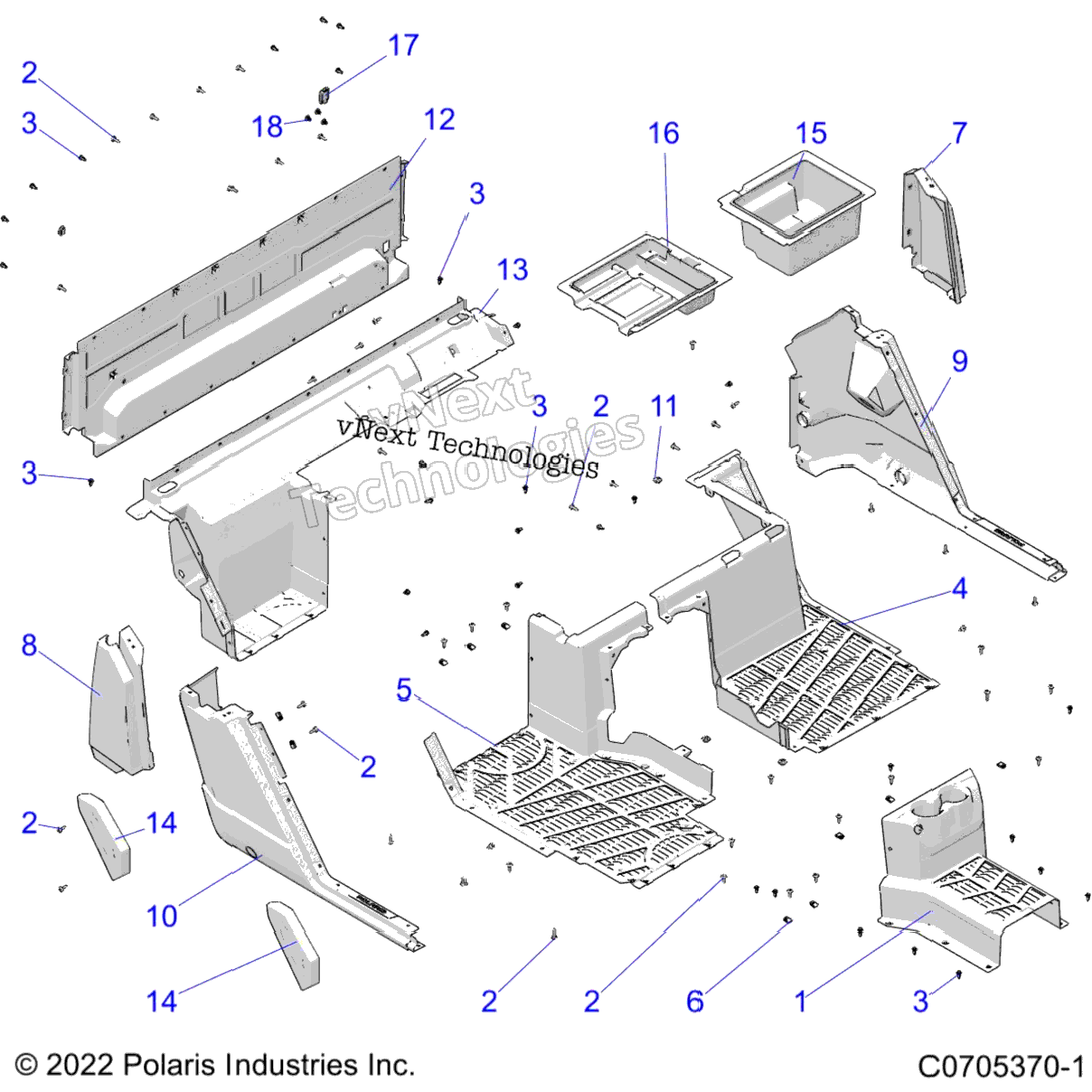 Body, Floor, Rear R21rsb99azBz