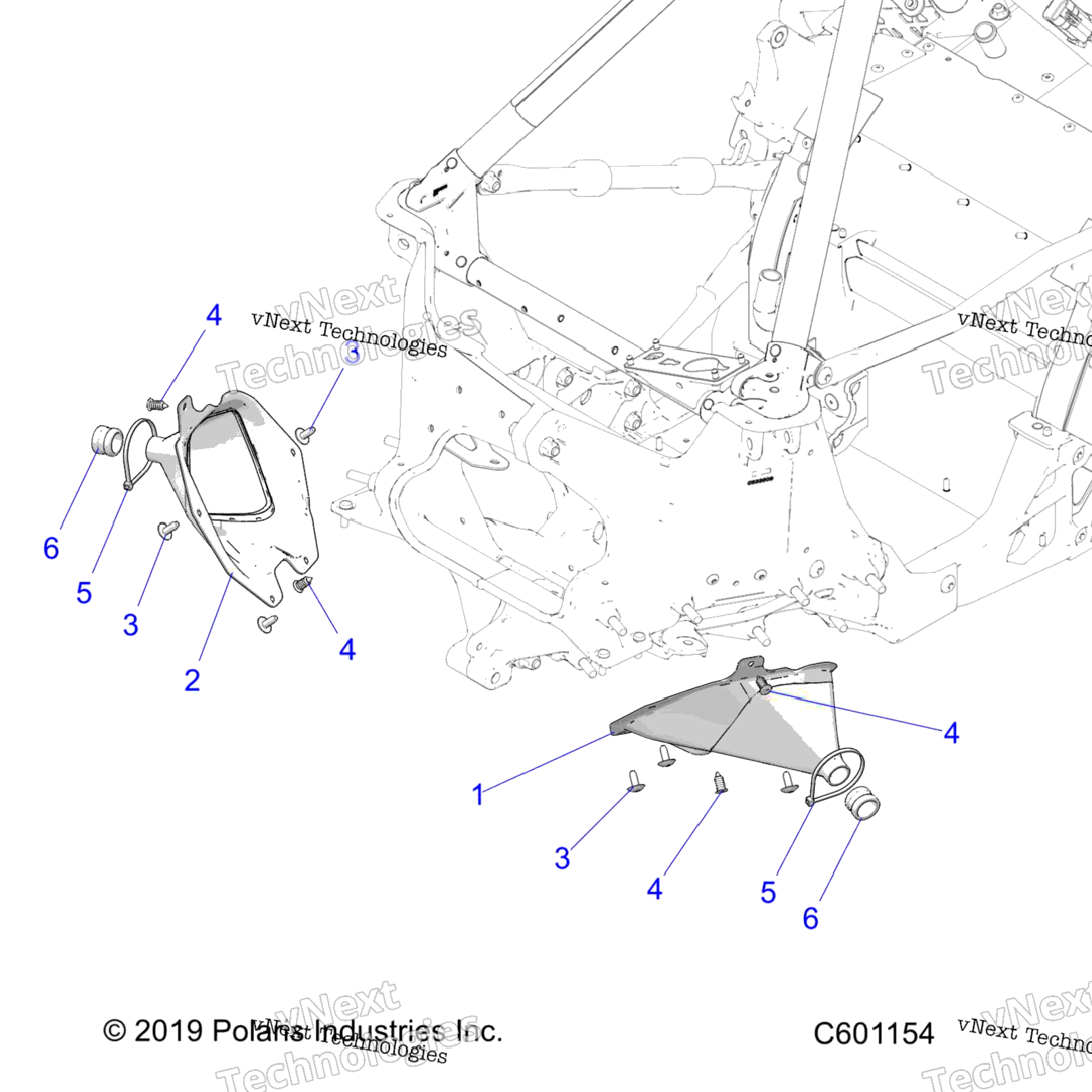 Chassis, Tie Rod Boot Asm. All Options