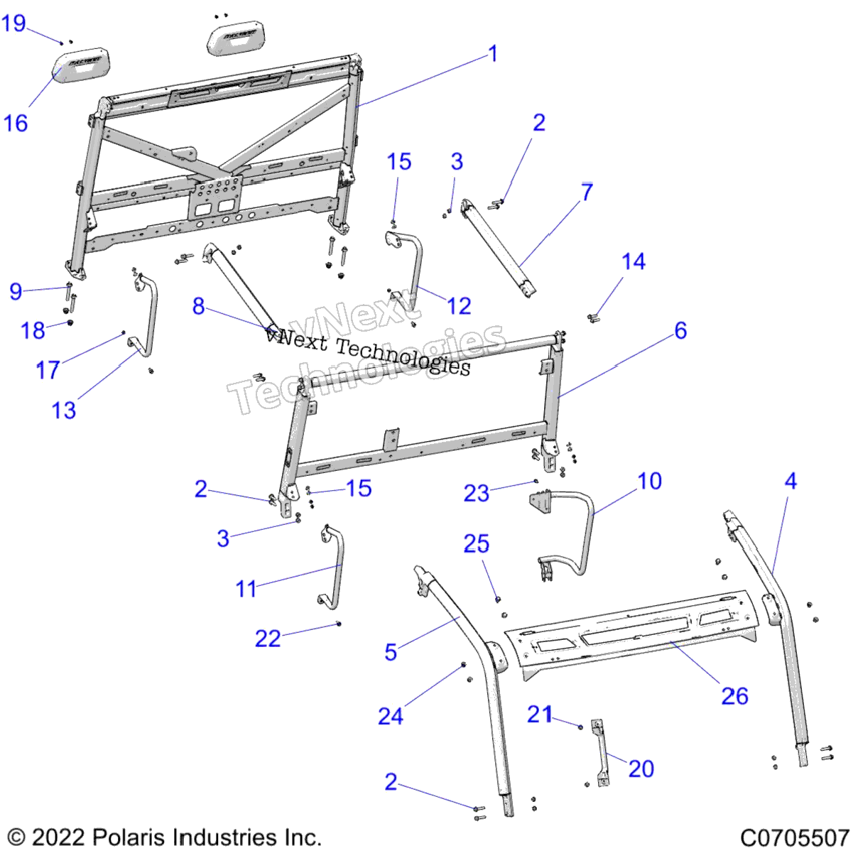 Chassis, Cab Frame R21rsb99azBz