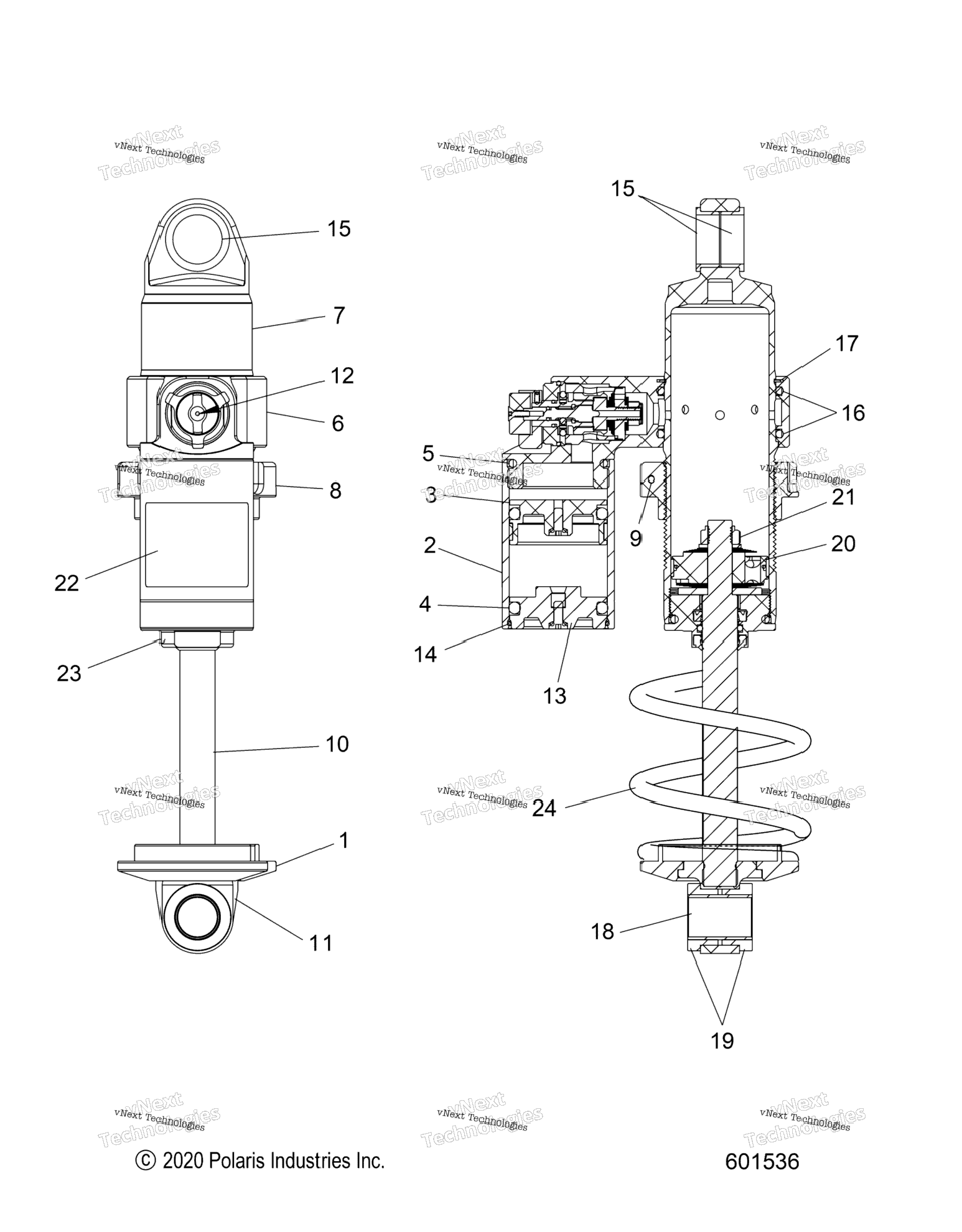 Suspension, Shock, Front Track, Velocity S22tgf8rs8Re