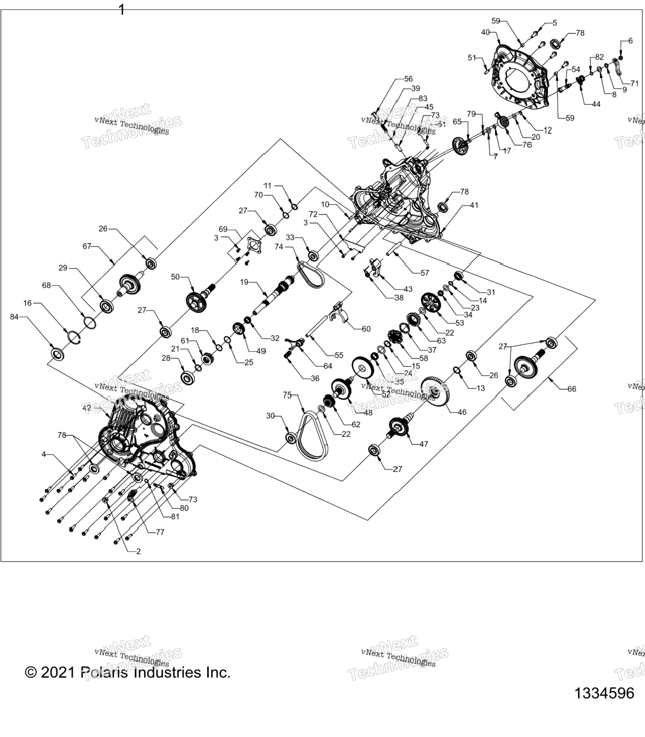 Drive Train, Main Gearcase