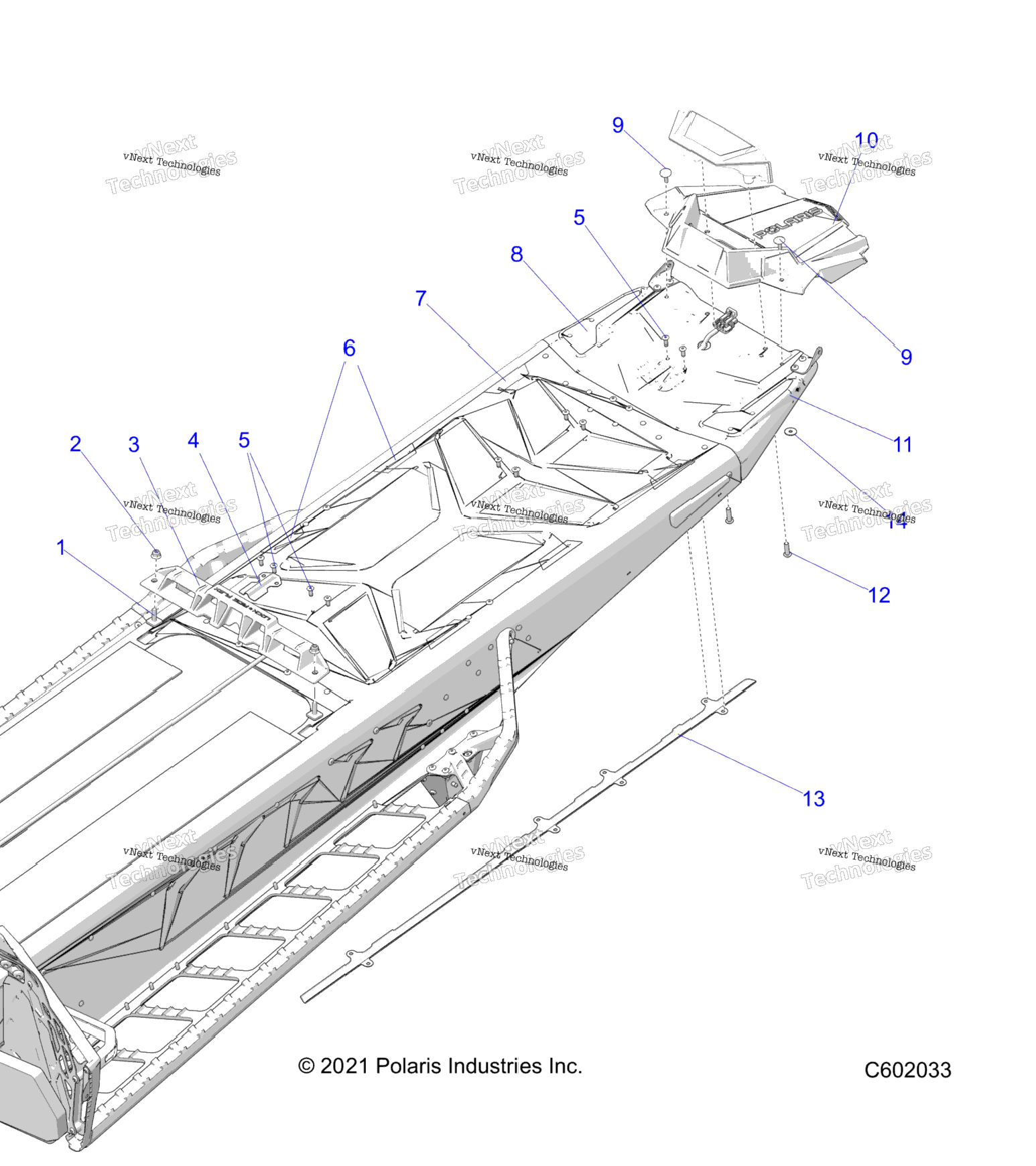 Chassis, Rear, Misc. Covers And Snowflap All Options