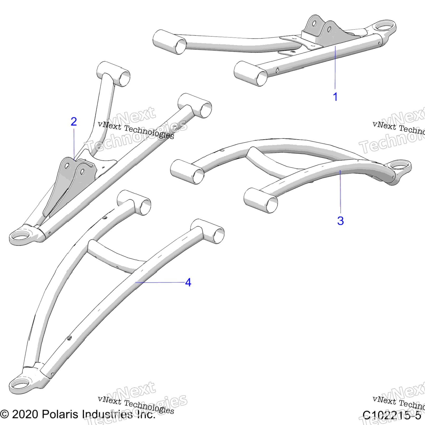 Suspension, Front Aarms