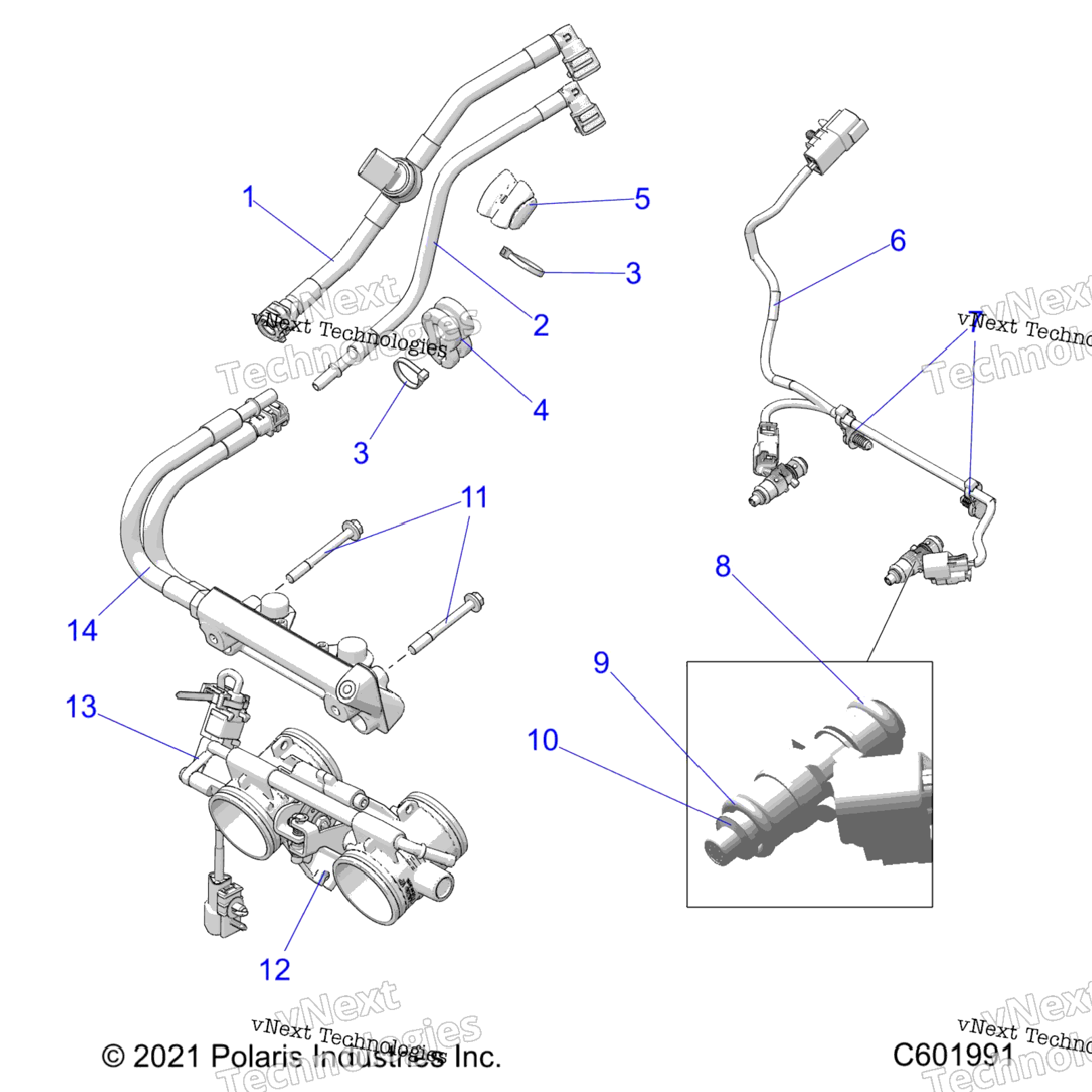 Fuel System, Rail, Lines & Throttle Body All Options