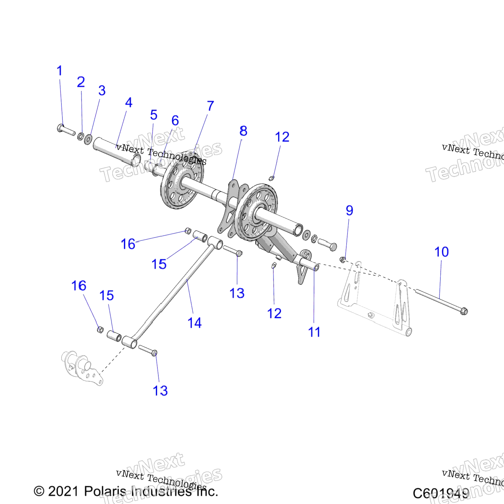 Suspension, Torque Arm, Rear All Options