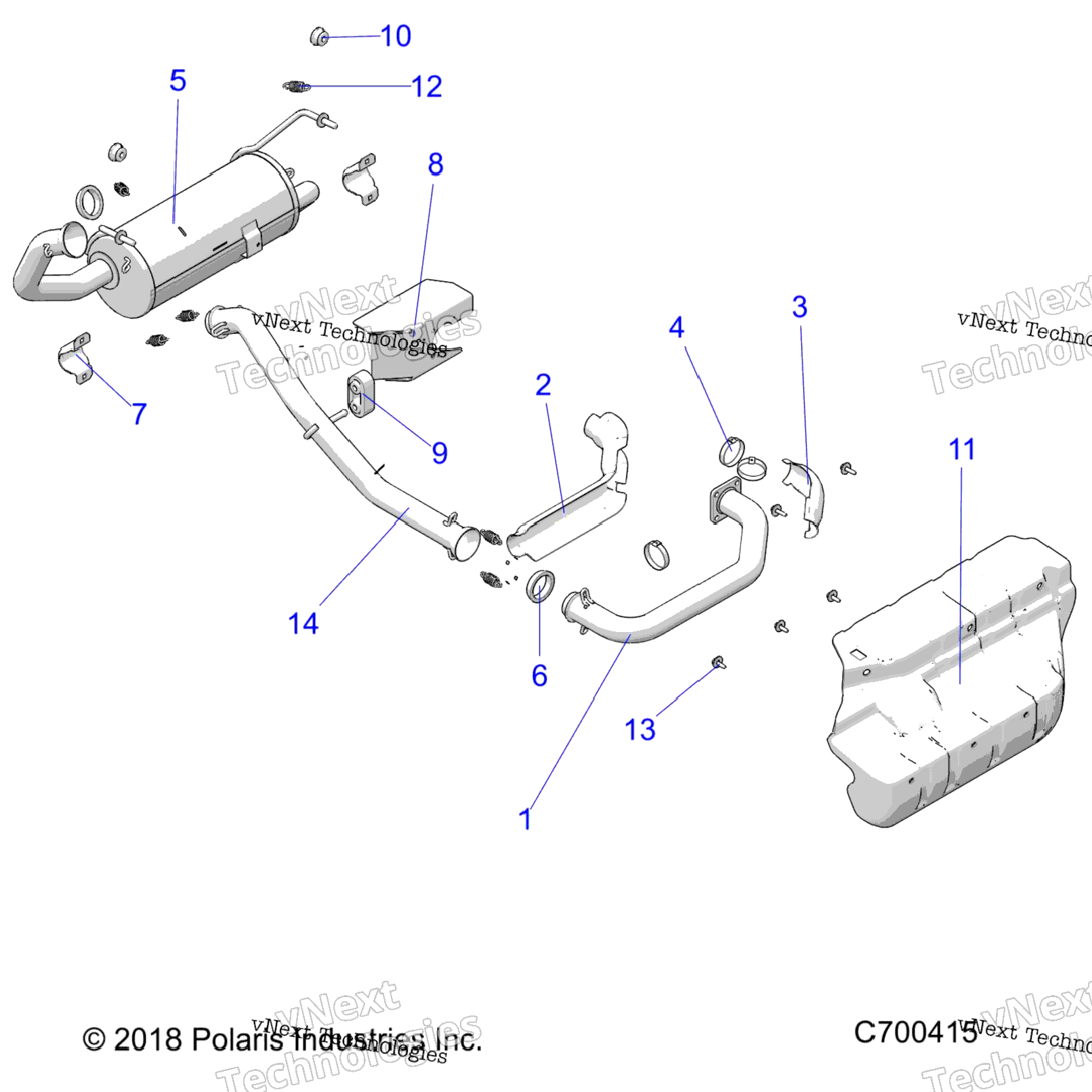 Engine, Exhaust System