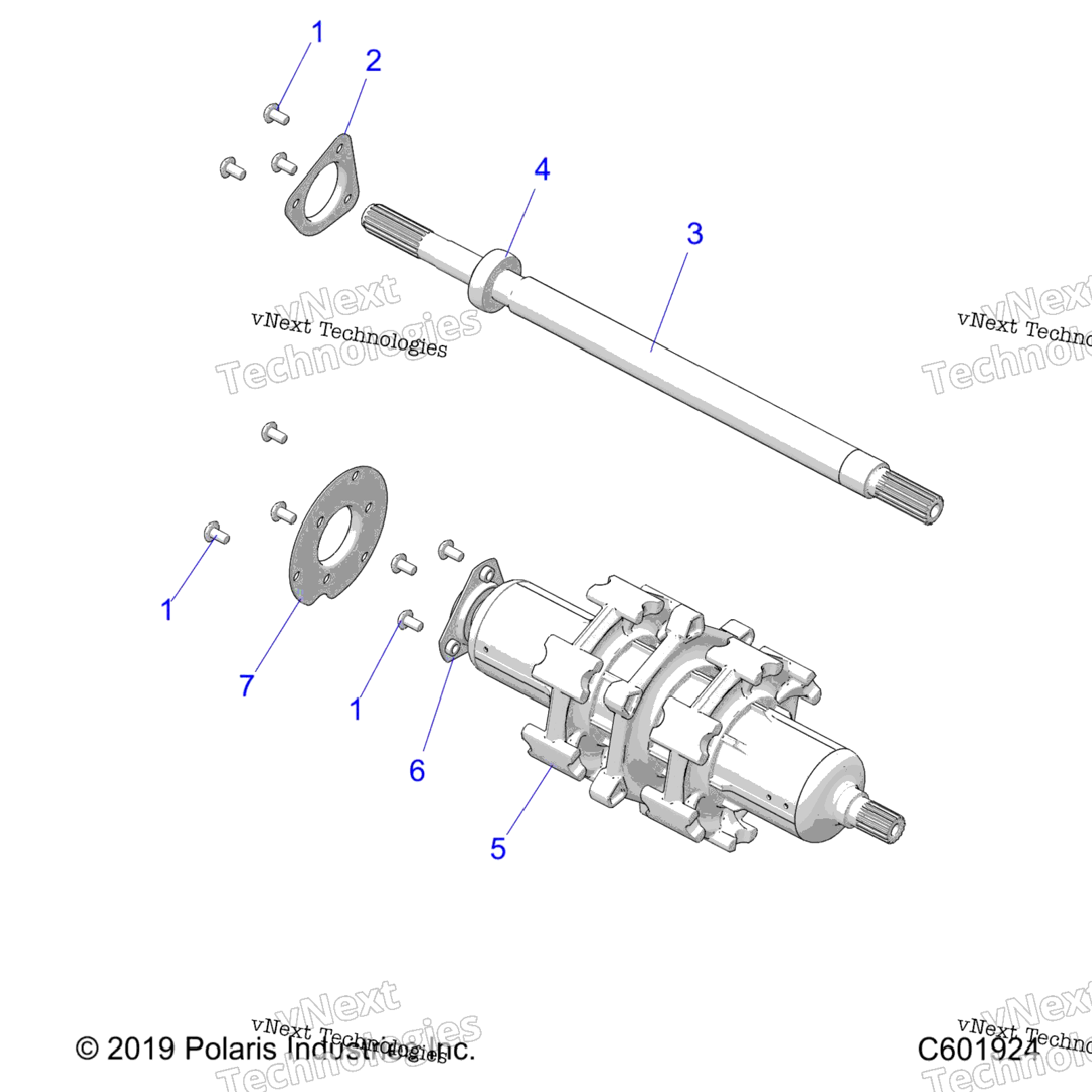 Drive Train, Jackshaft & Driveshaft All Options