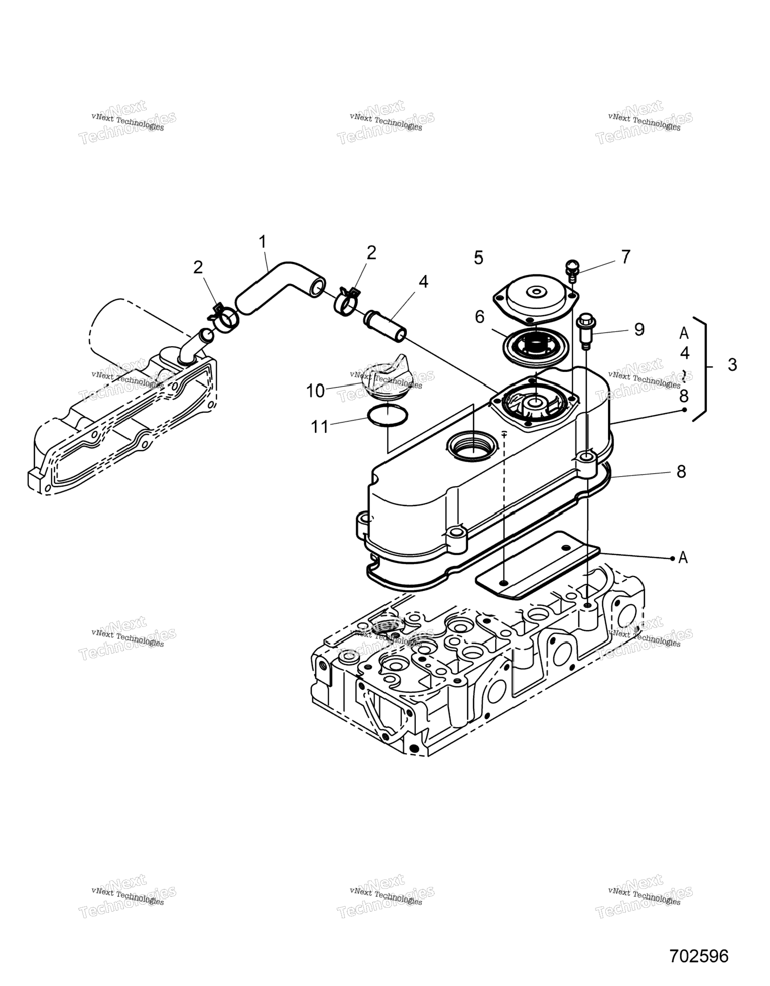 Engine, Head Cover