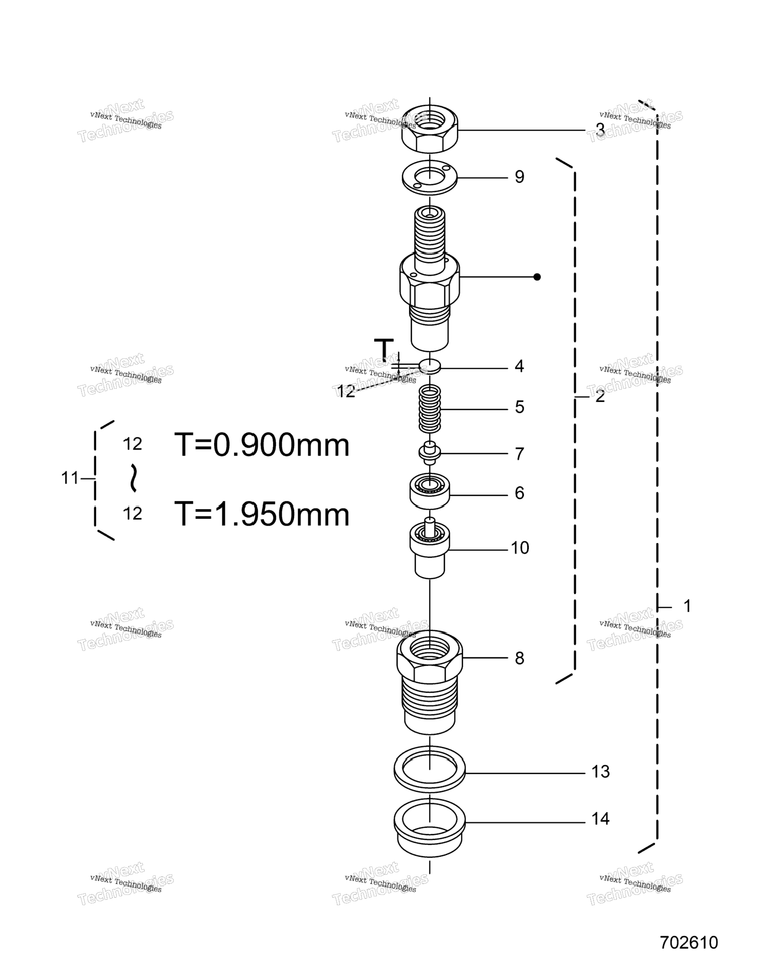 Engine, Nozzle Holder (702610)