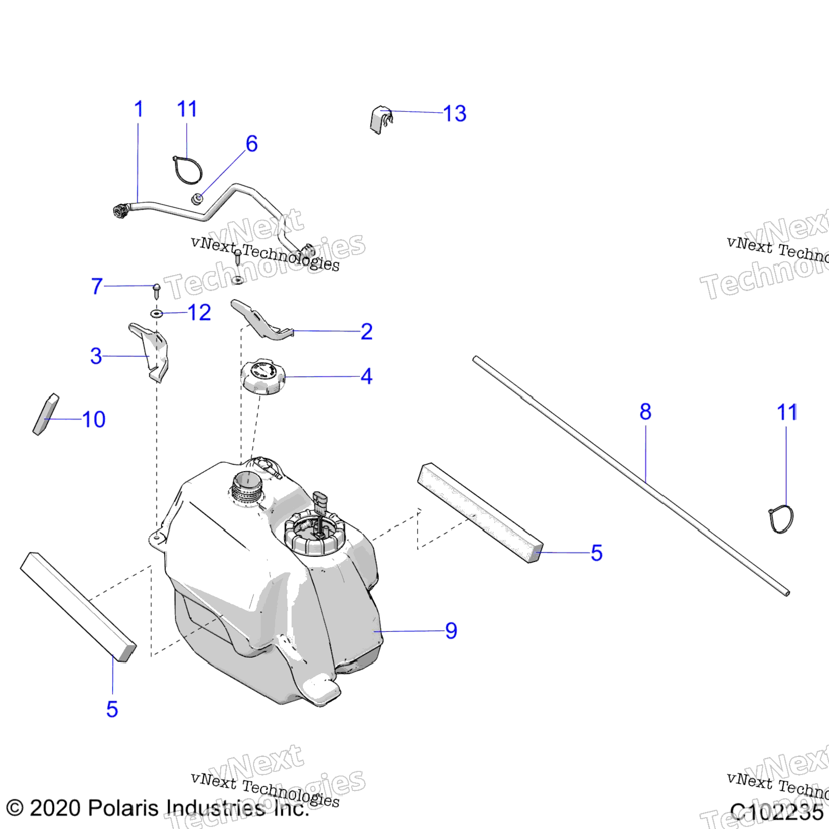 Fuel System, Fuel Tank Asm