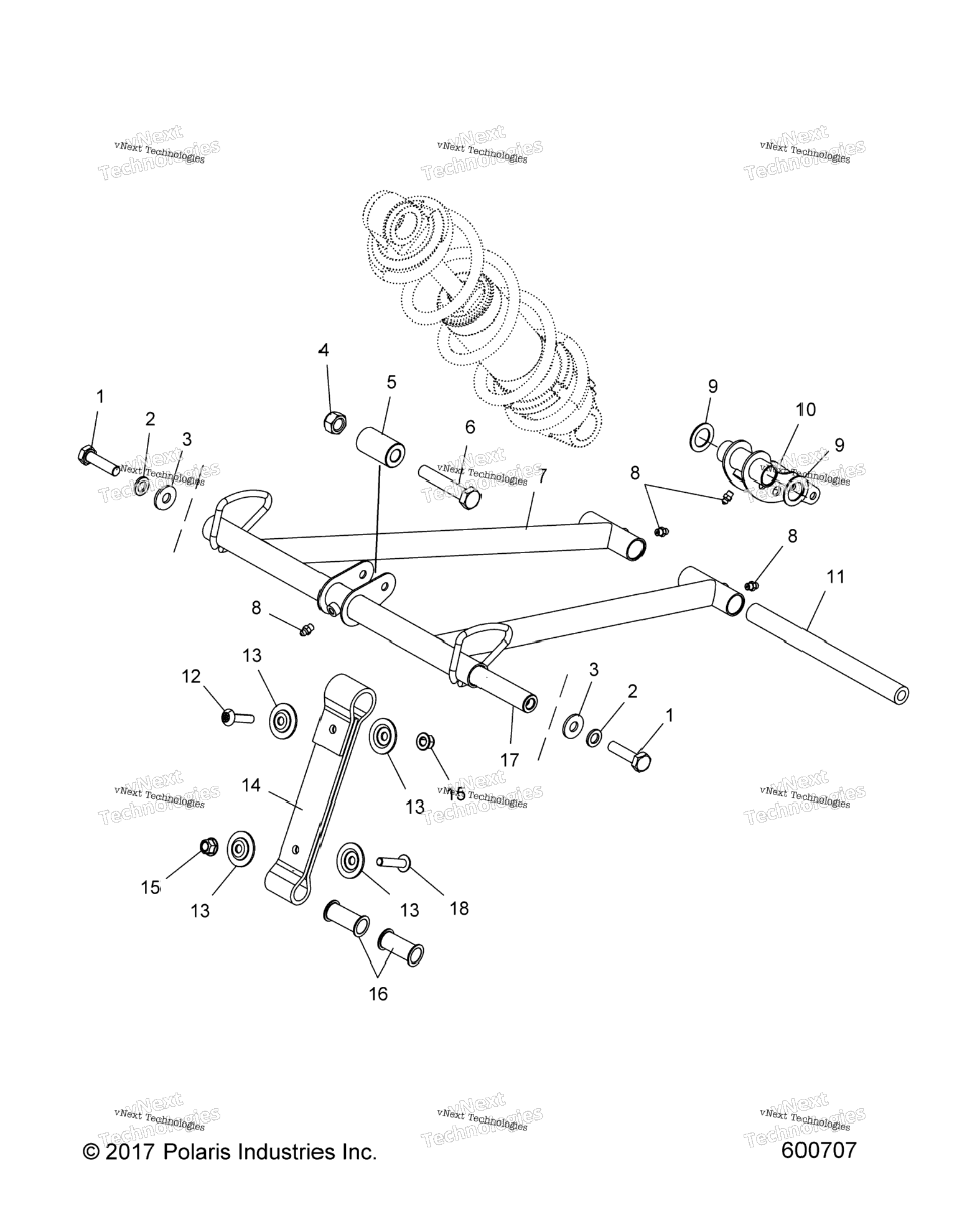 Suspension, Torque Arm, Front S22efb8rs