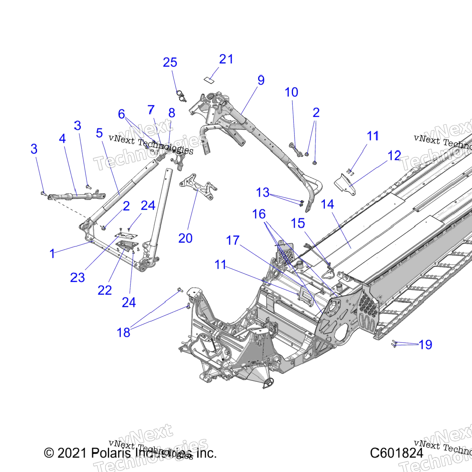 Chassis, Chassis Asm. & Over Structure All Options