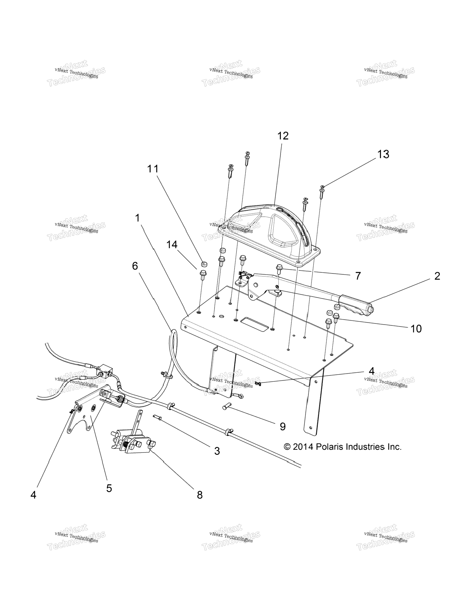 Brakes, Park Brake Asm