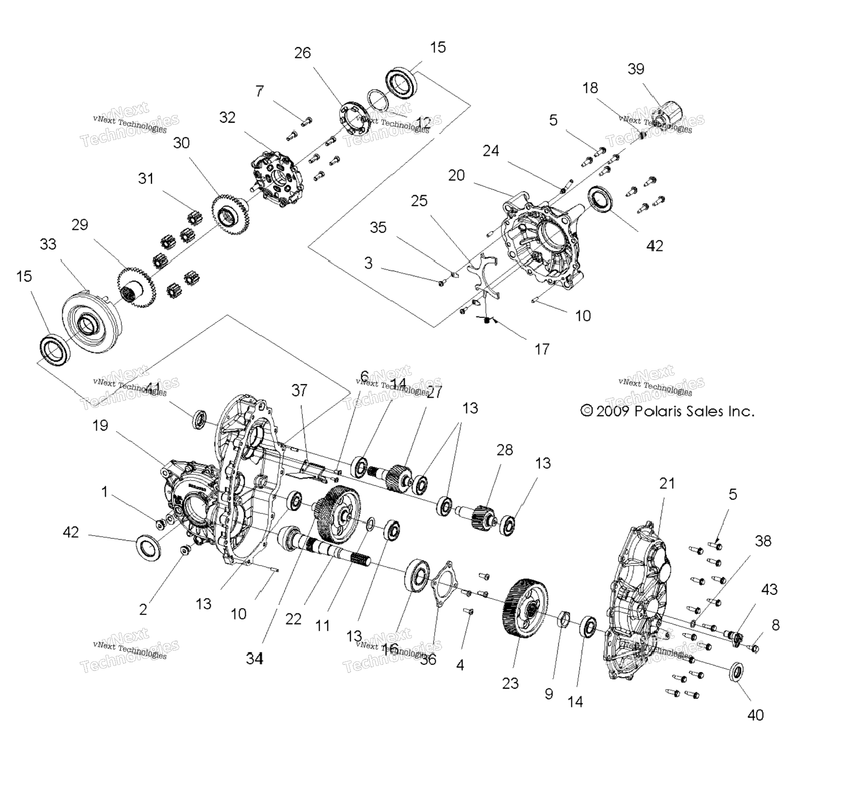 Drive Train, Main Gearcase