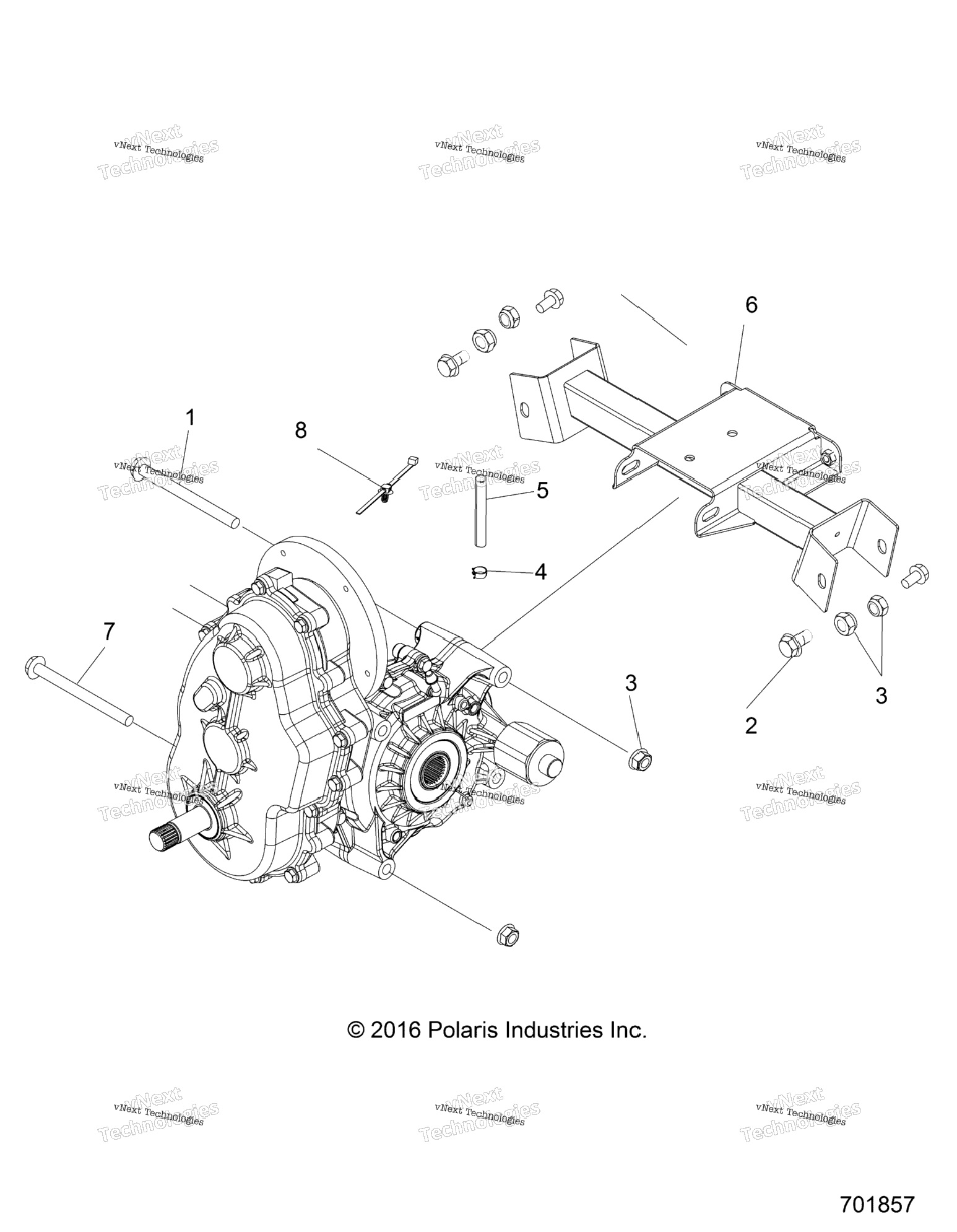 Drive Train, Main Gearcase Mounting