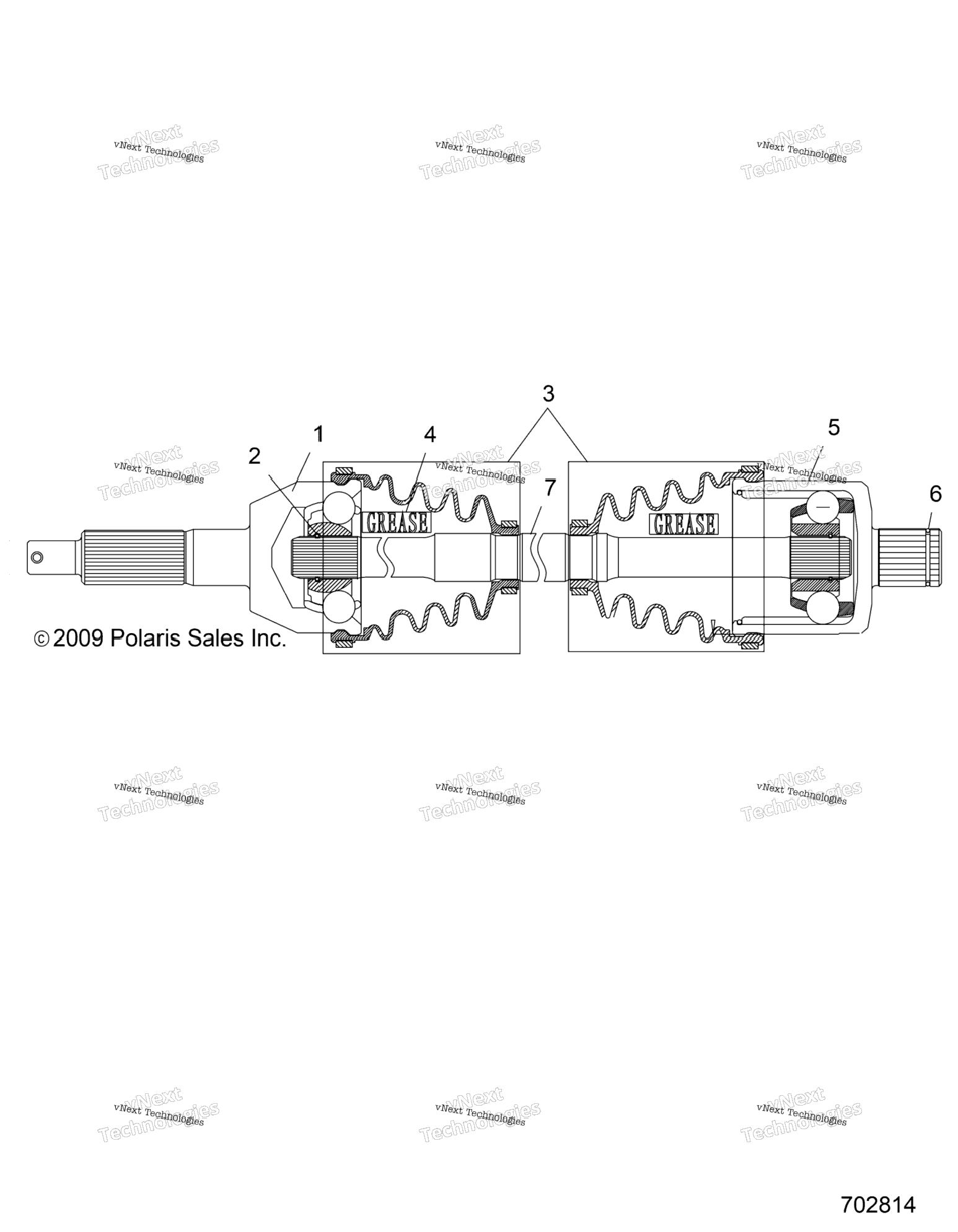 Drive Train, Rear Drive Shaft