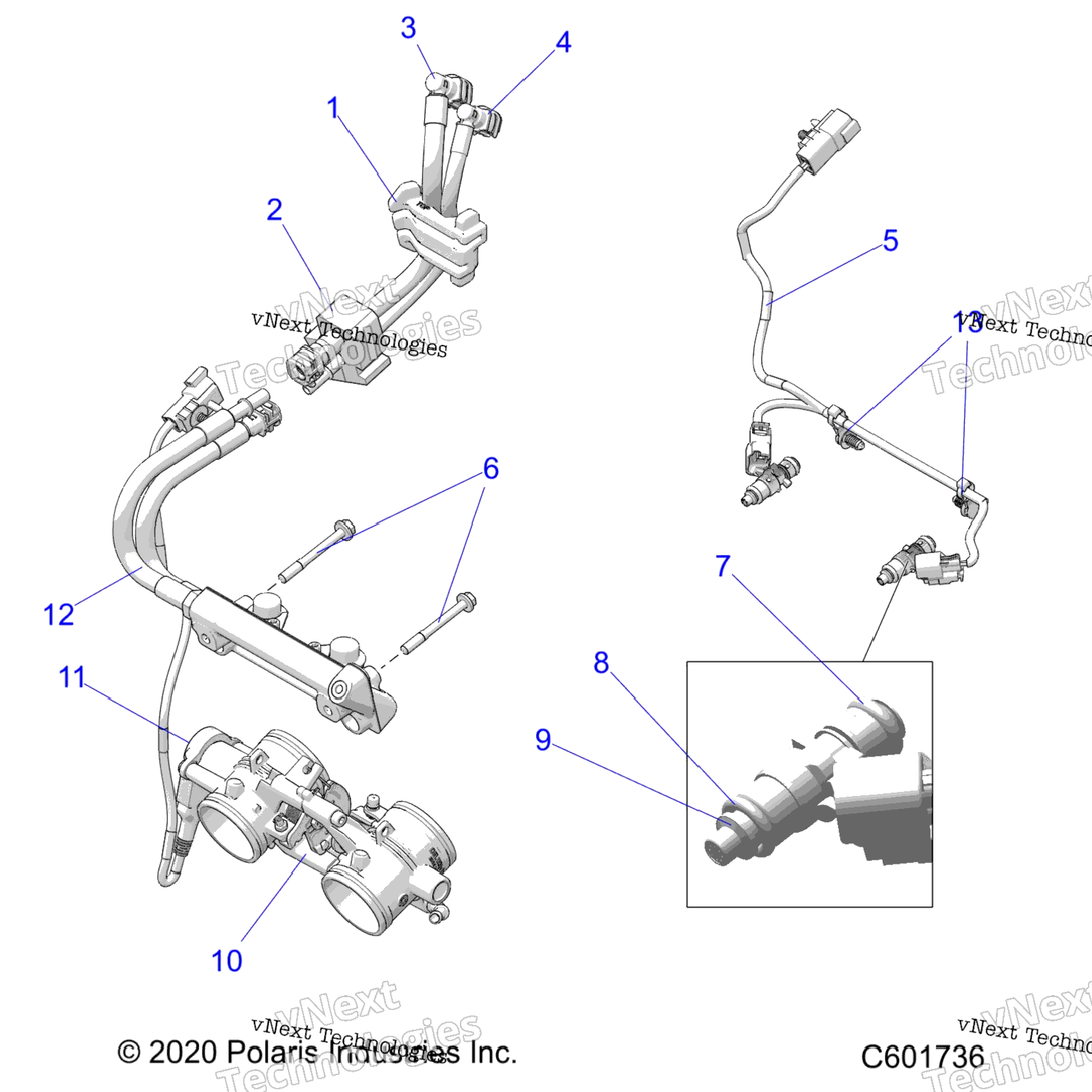 Fuel System, Rail, Lines & Throttle Body All Options