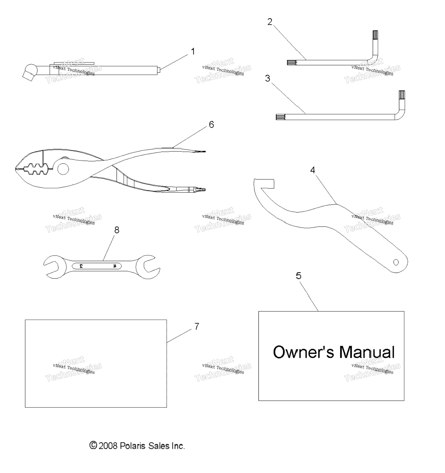 References, Tool Kit & Owners Manuals