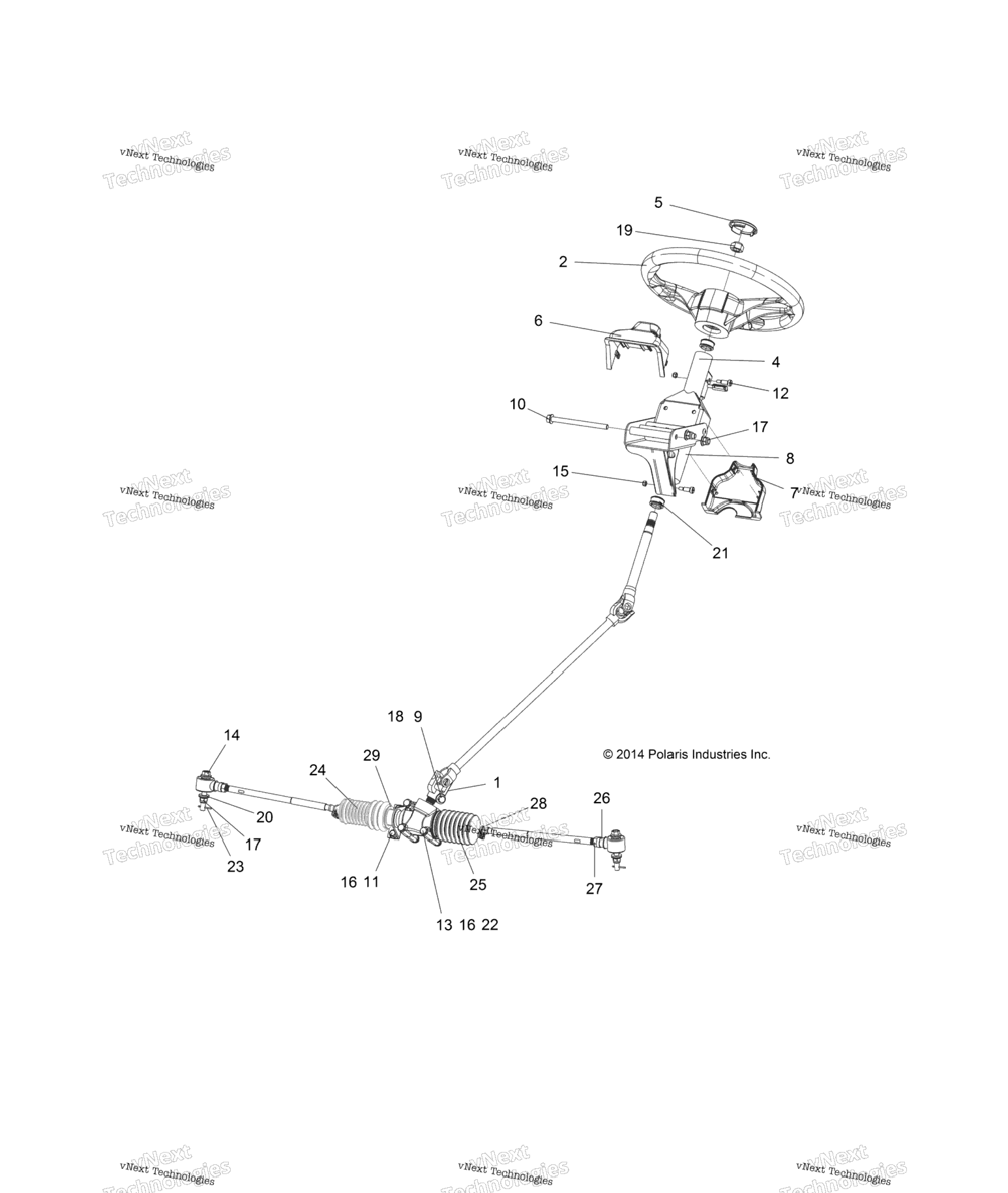 Steering, Steering Asm