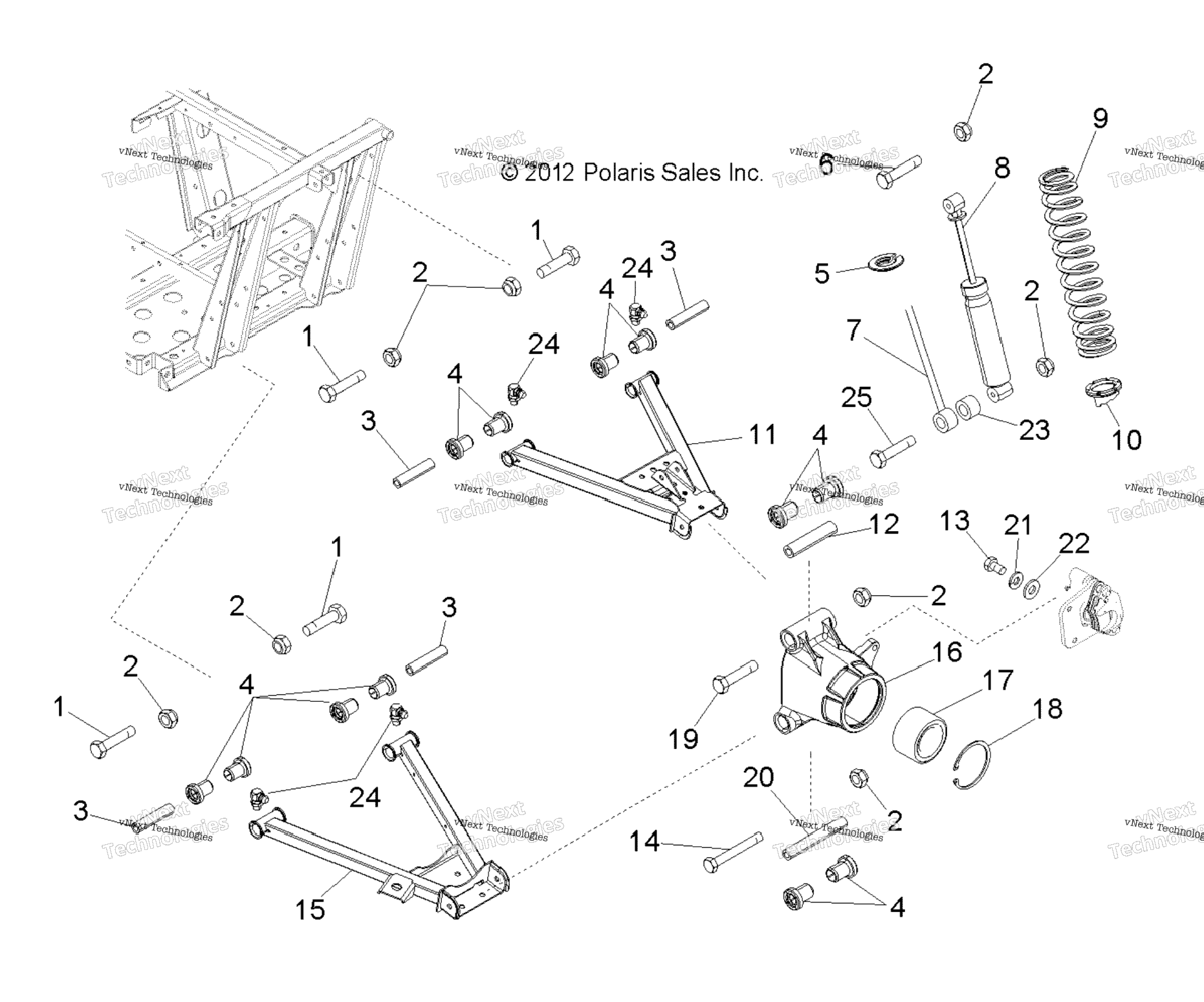 Suspension, Rear