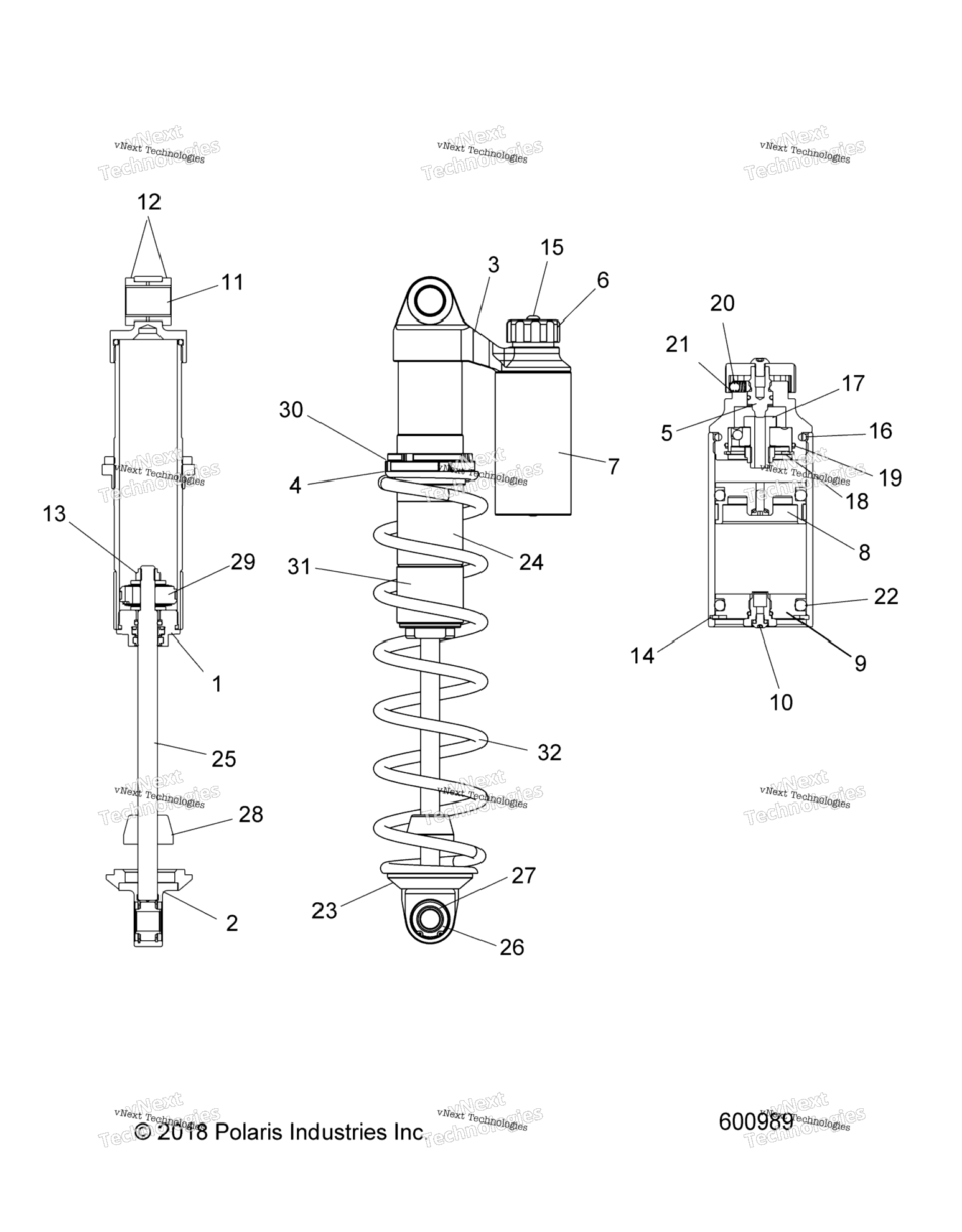 Suspension, Shock, Ifs WReservoir )