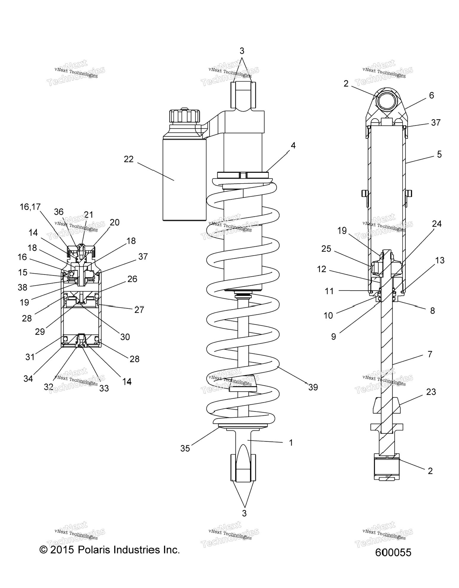 Suspension, Shock, Rear Track, WRes