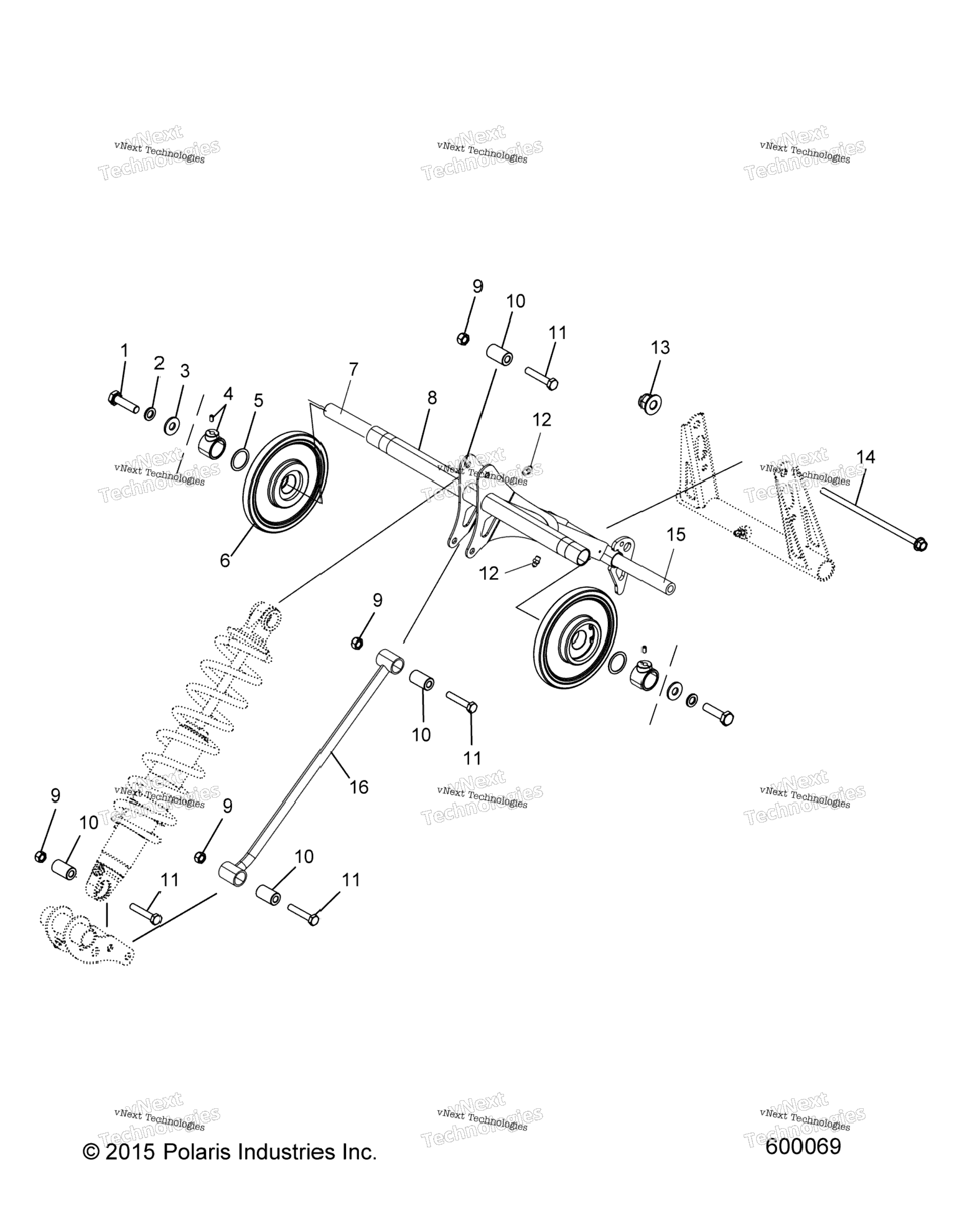 Suspension, Torque Arm, Rear All Options