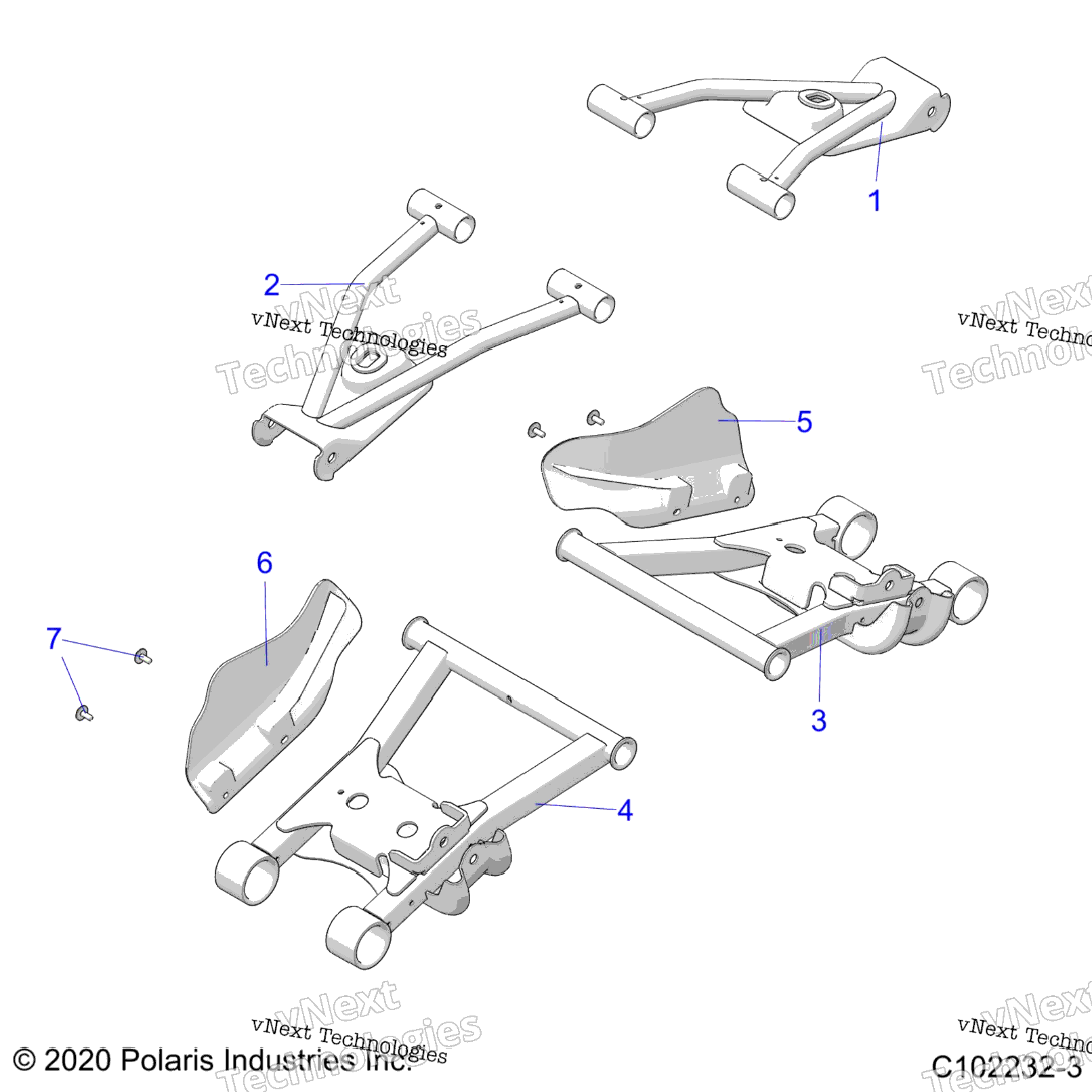 Suspension, Rear Control Arms