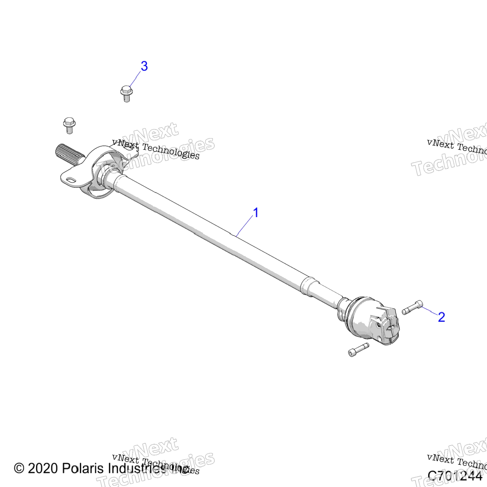 Drive Train, Front Prop Shaft