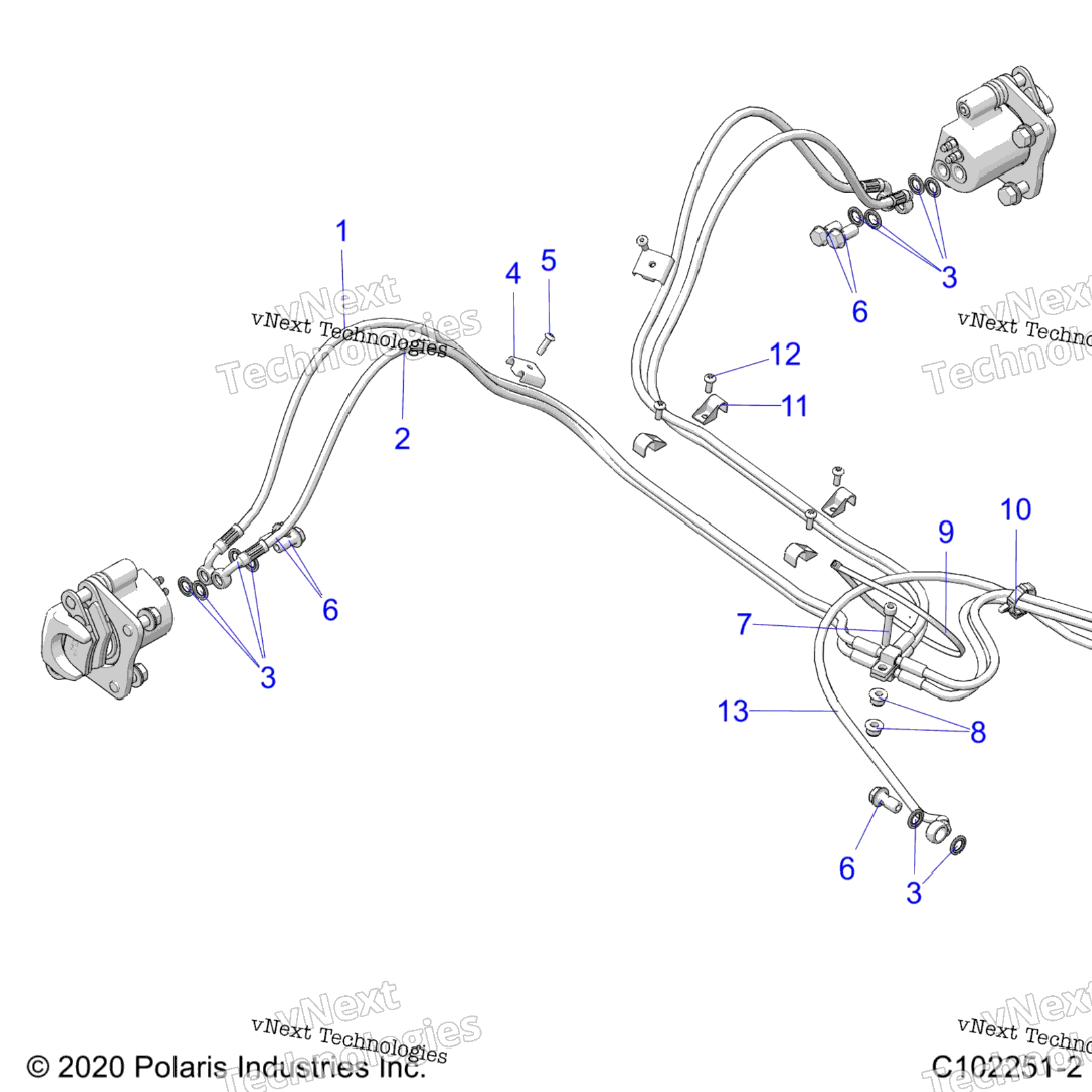 Brakes, Brake Lines, Rear