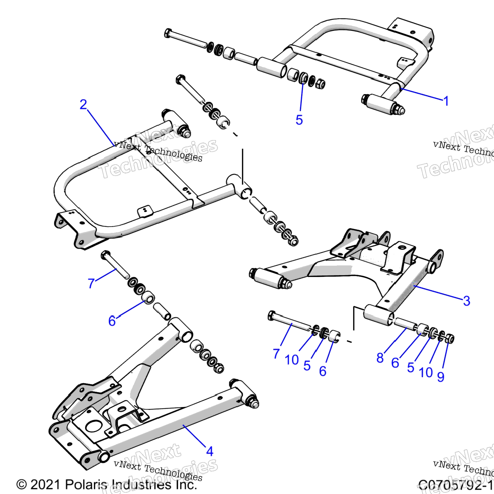 Suspension, Rear Control Arms