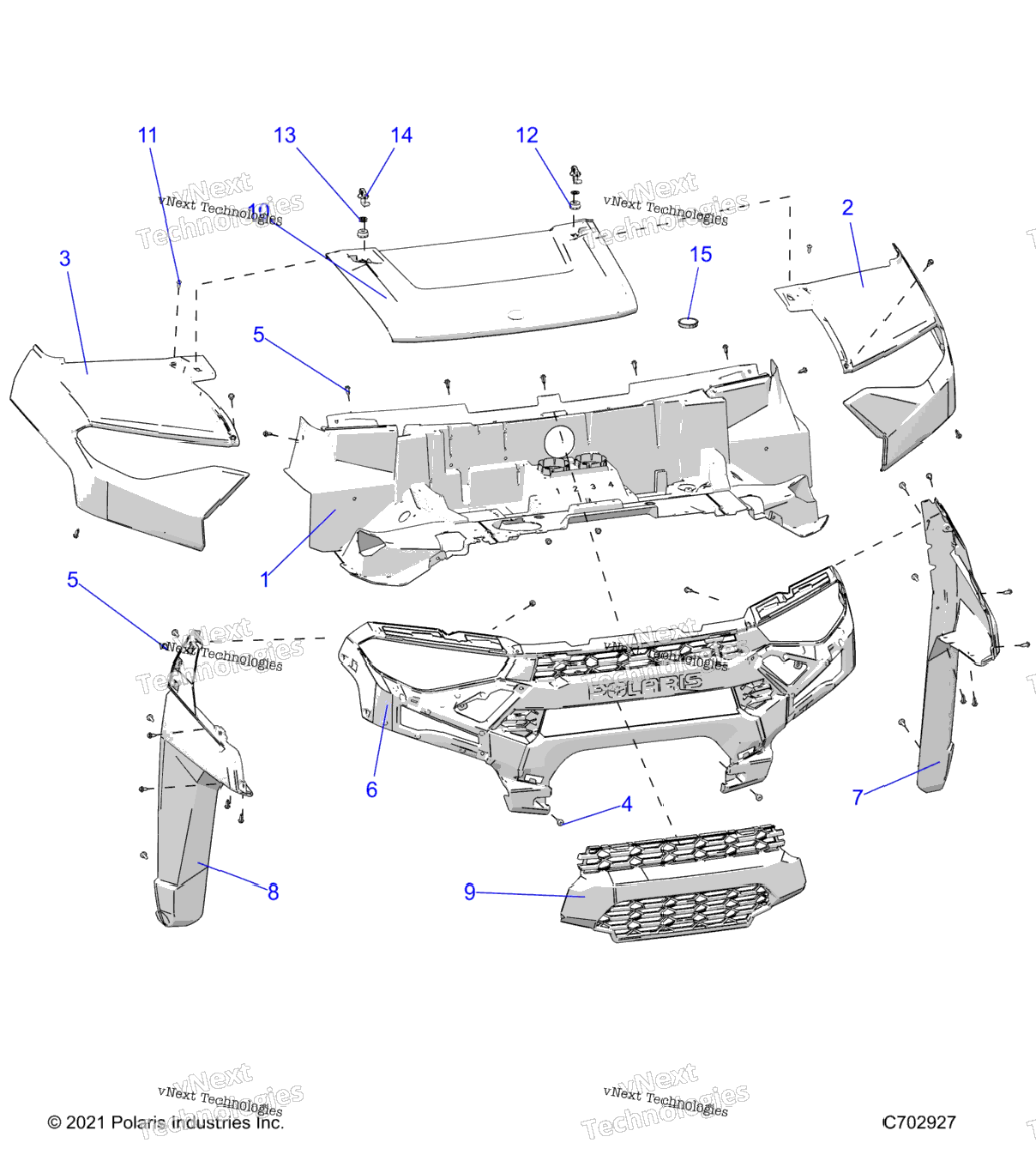 Body, Hood And Front Facia