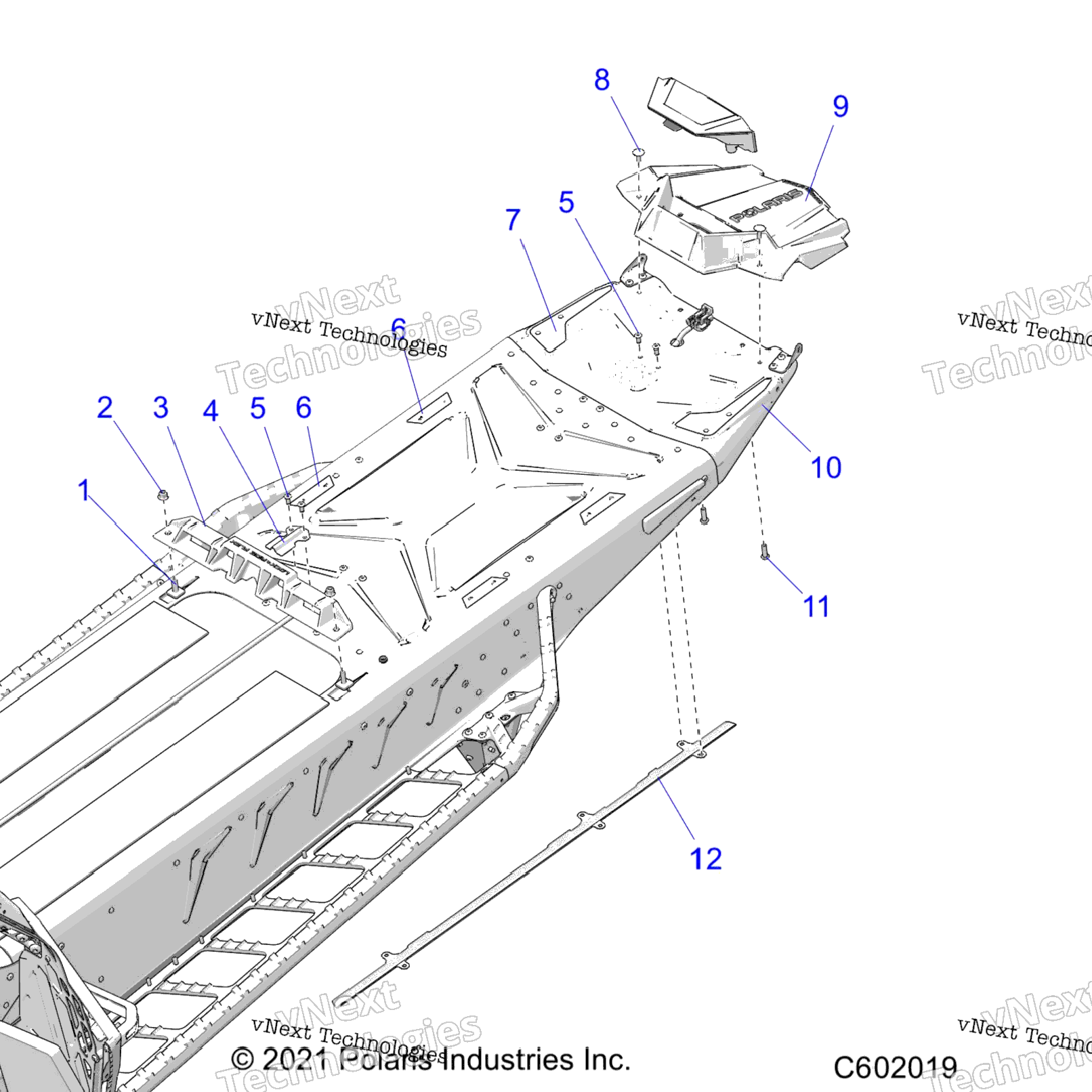 Chassis, Rear, Misc. Covers And Snowflap All Options