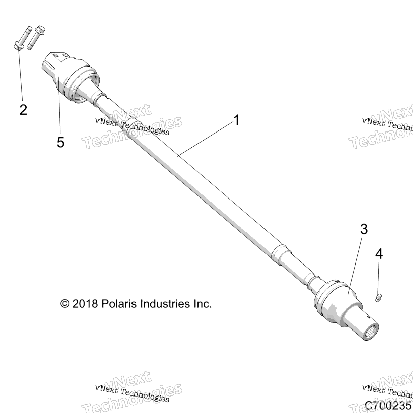 Drive Train, Rear Prop Shaft