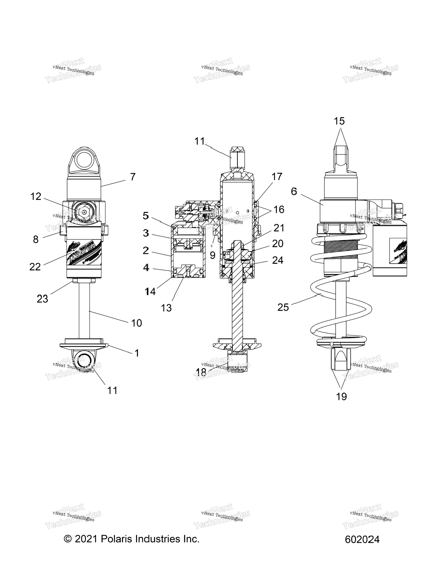 Suspension, Shock, Front Track, Velocity S22tfm8rs8Re